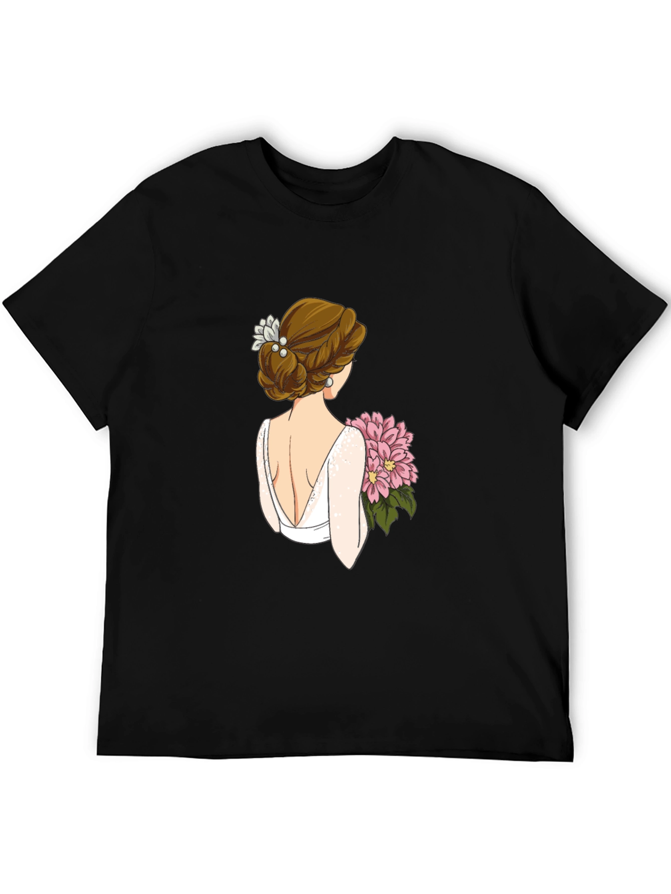 Bride Graphic Tee - Black Cotton T-Shirt