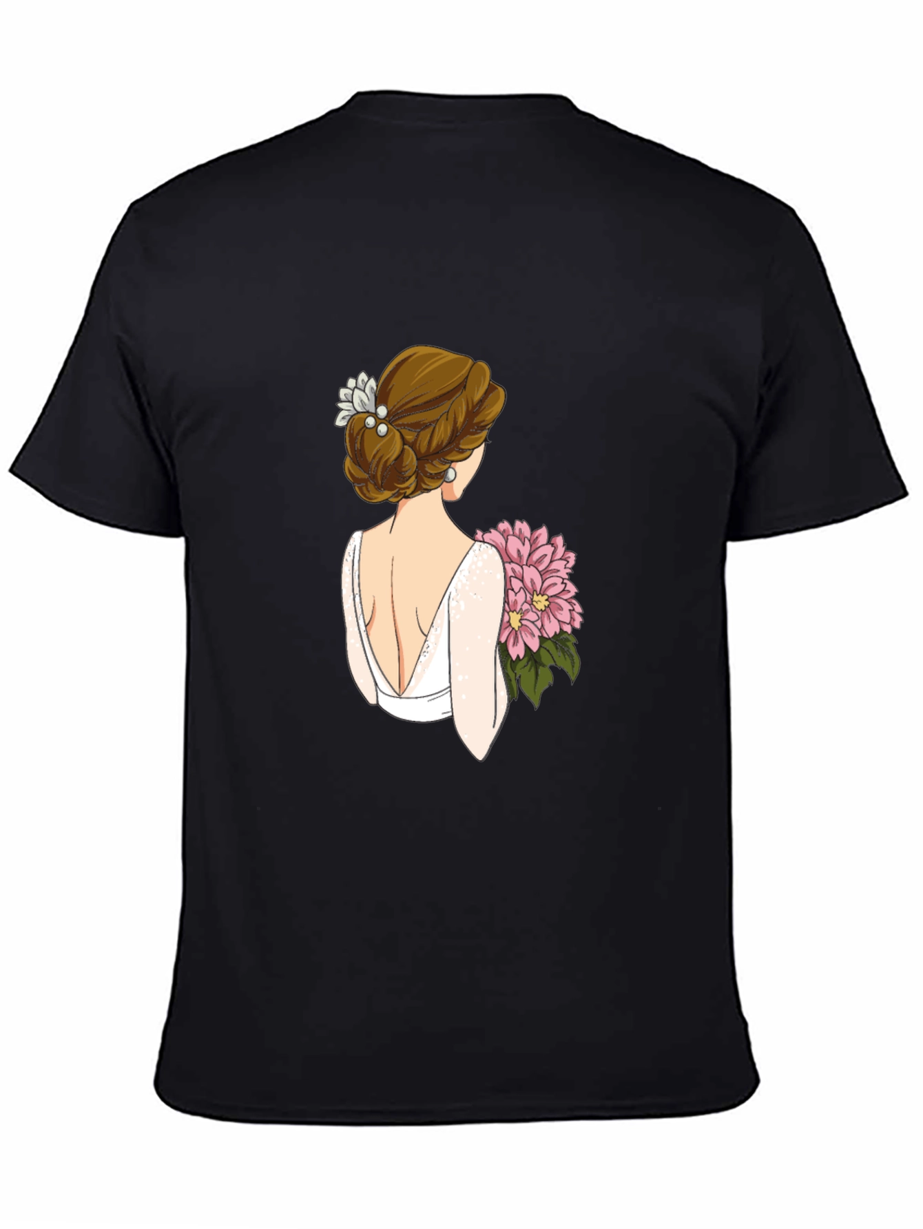 Bride Graphic Tee - Black Cotton T-Shirt