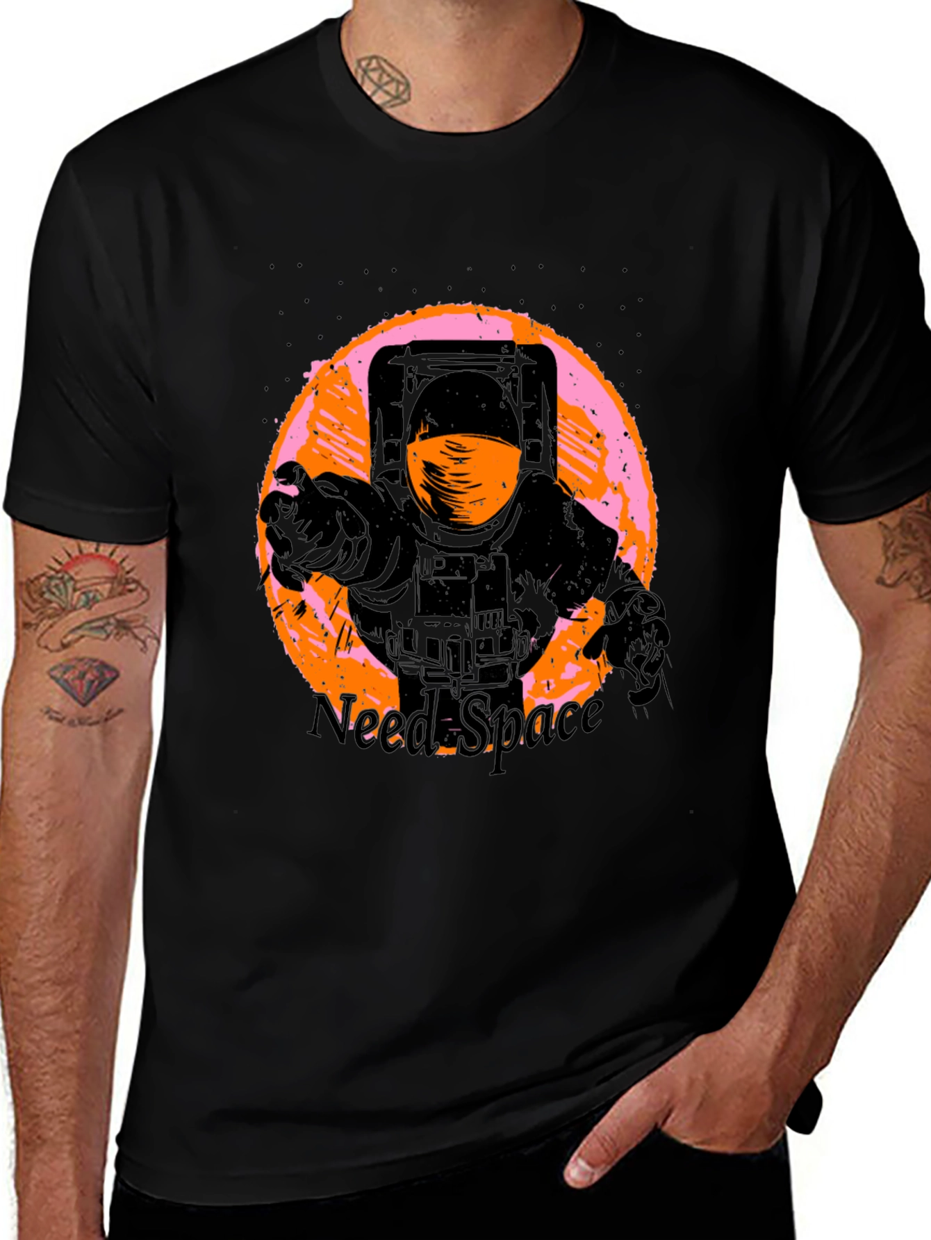 Need Space Astronaut Graphic T-Shirt