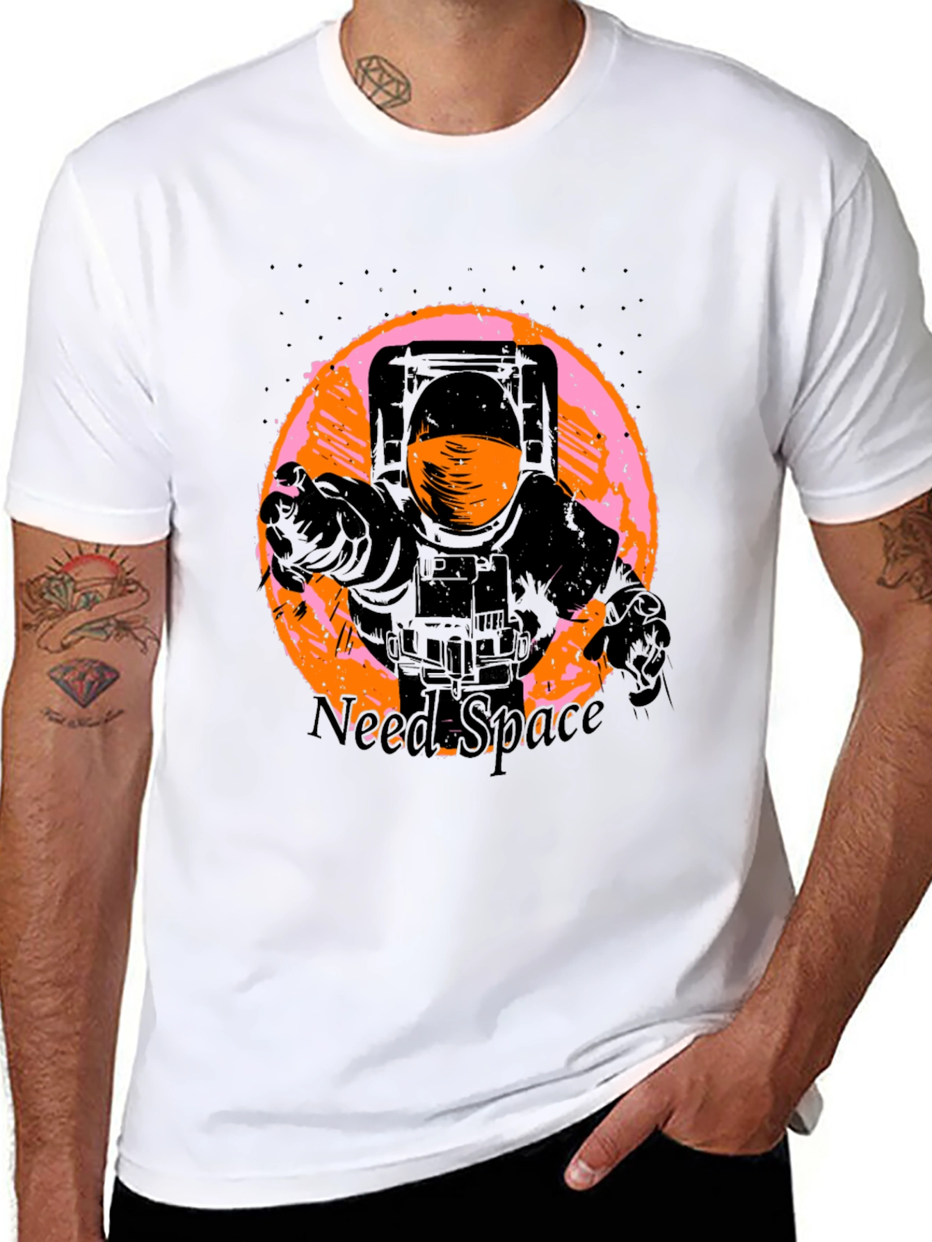 Need Space Astronaut Graphic T-Shirt