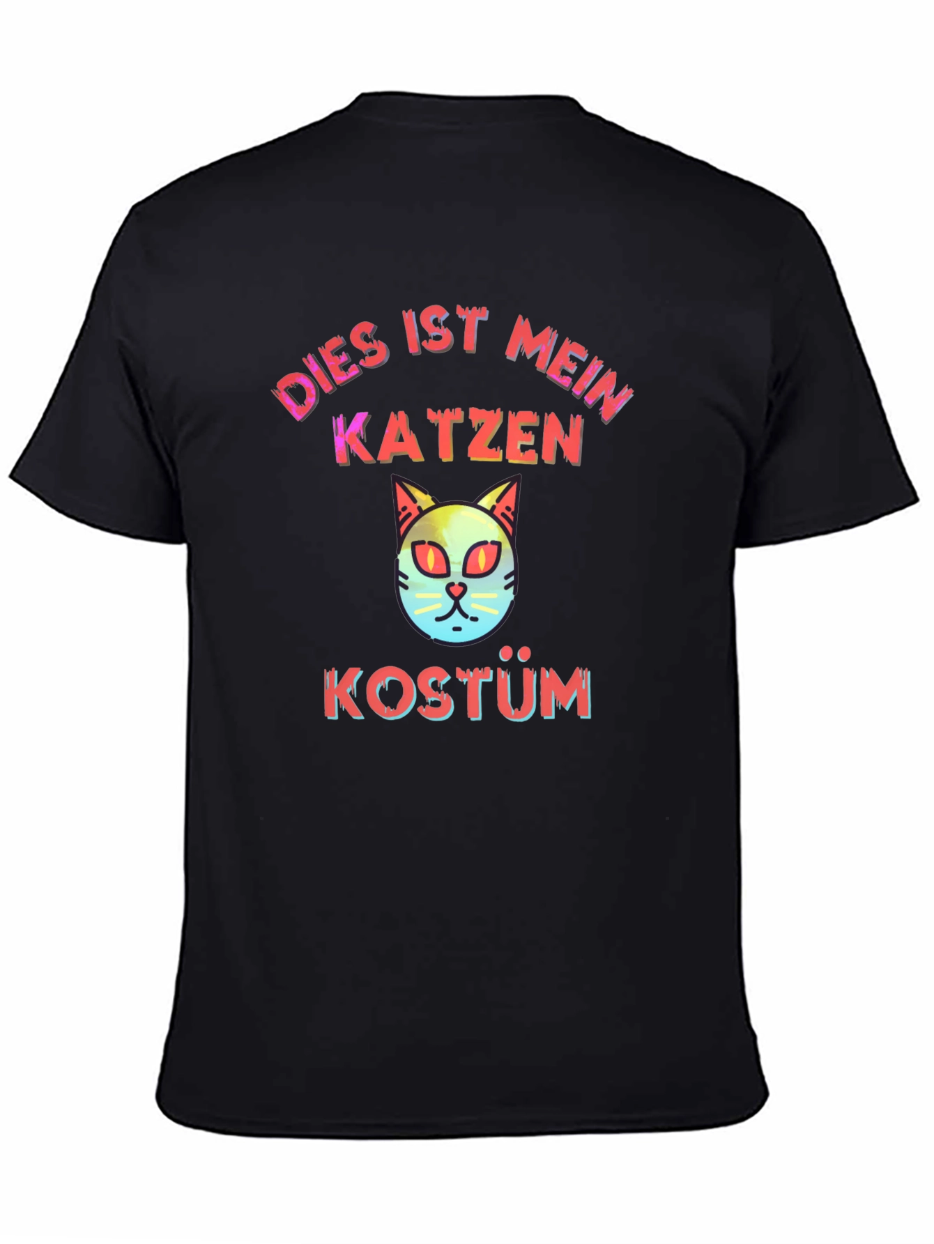 Cat Costume German Text T-Shirt