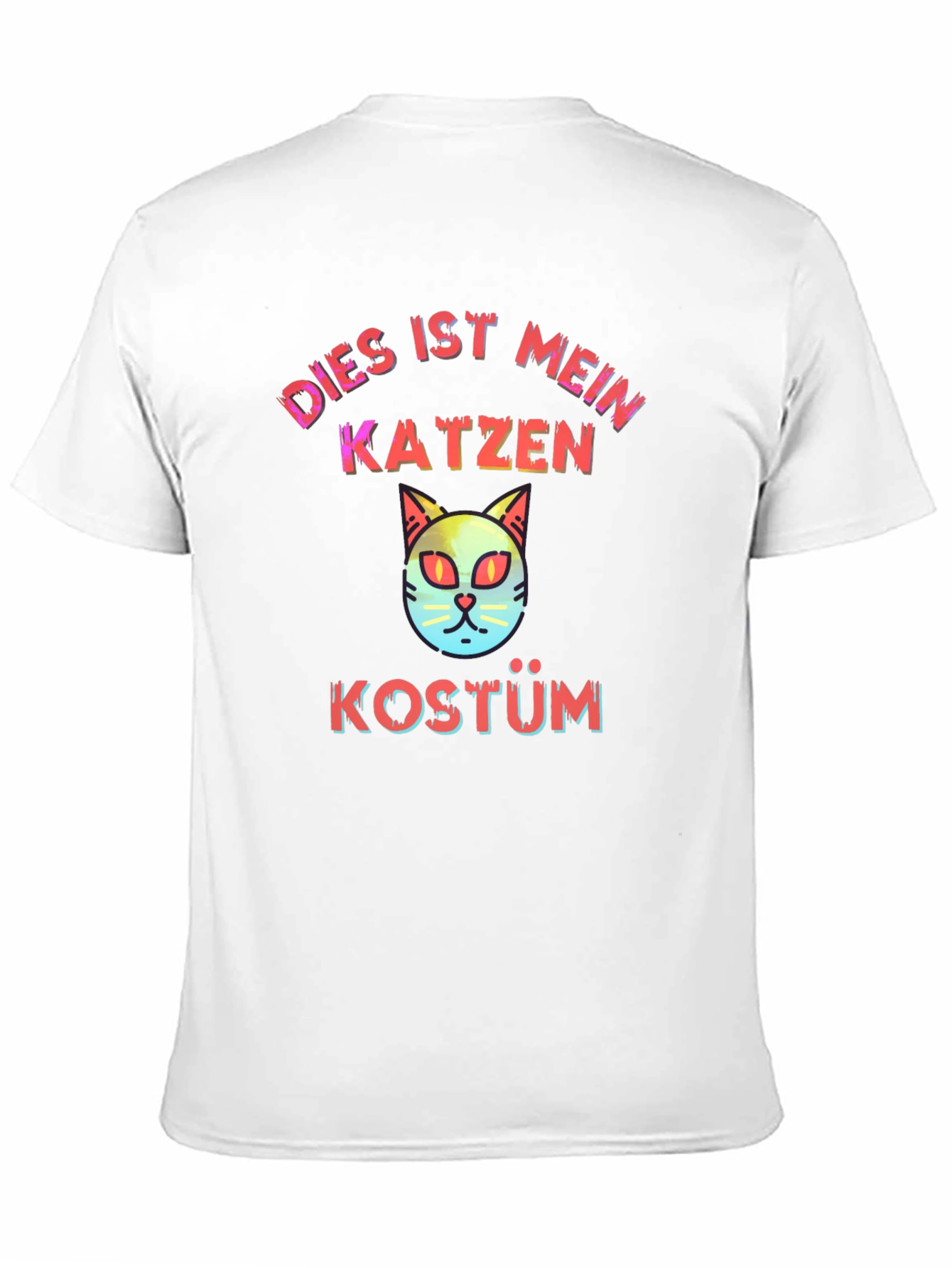 Cat Costume German Text T-Shirt
