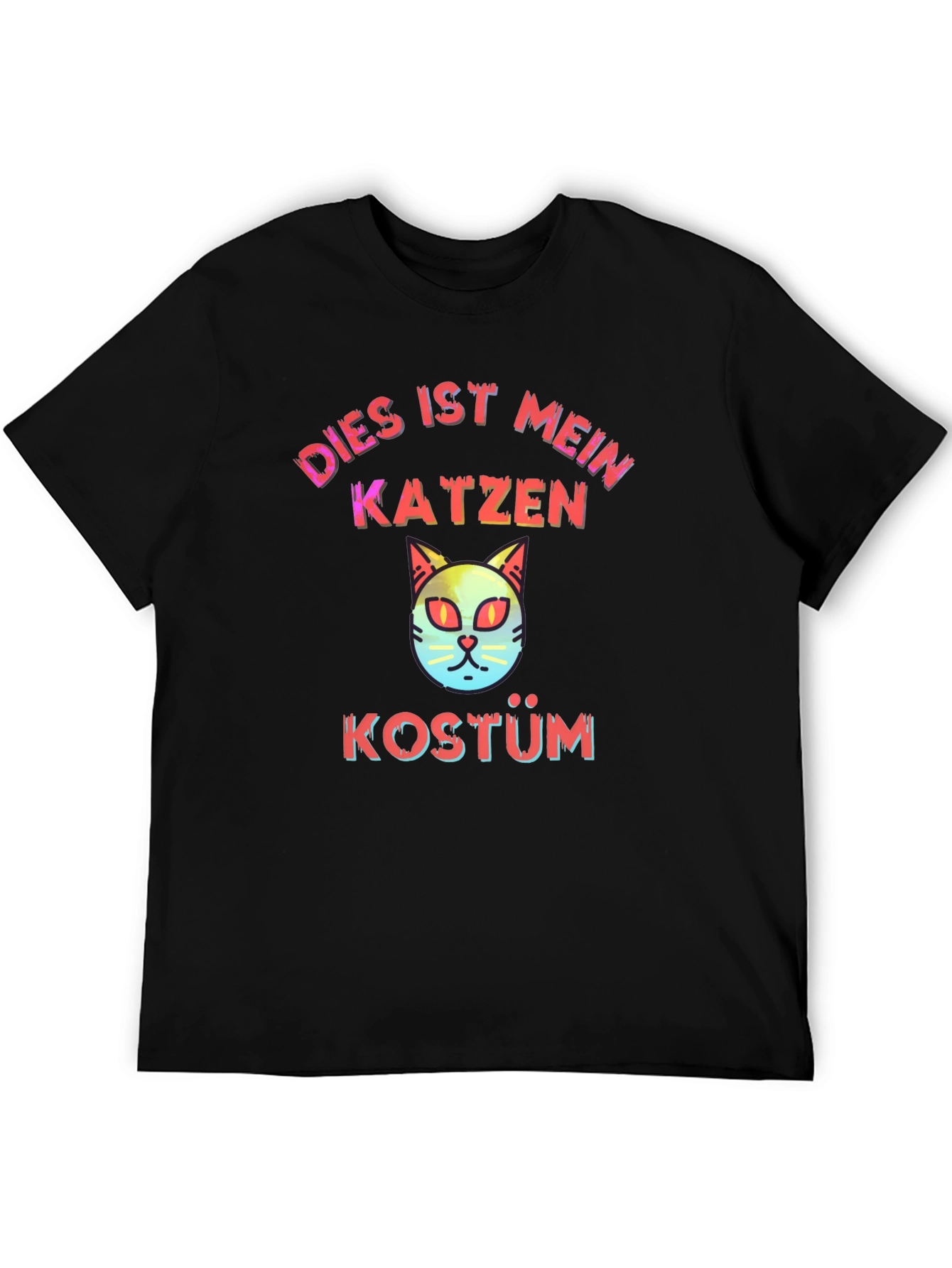Cat Costume German Text T-Shirt