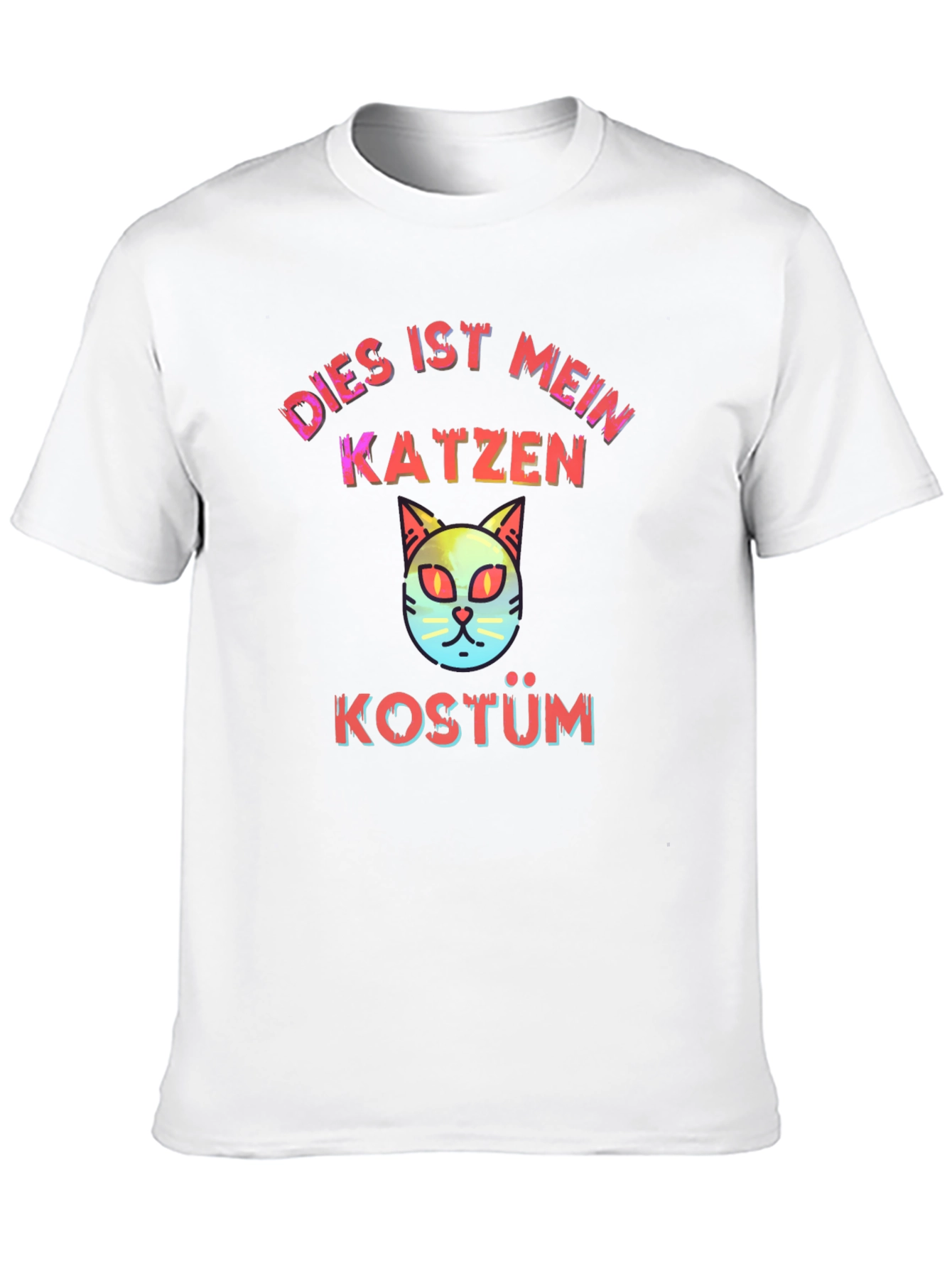 Cat Costume German Text T-Shirt