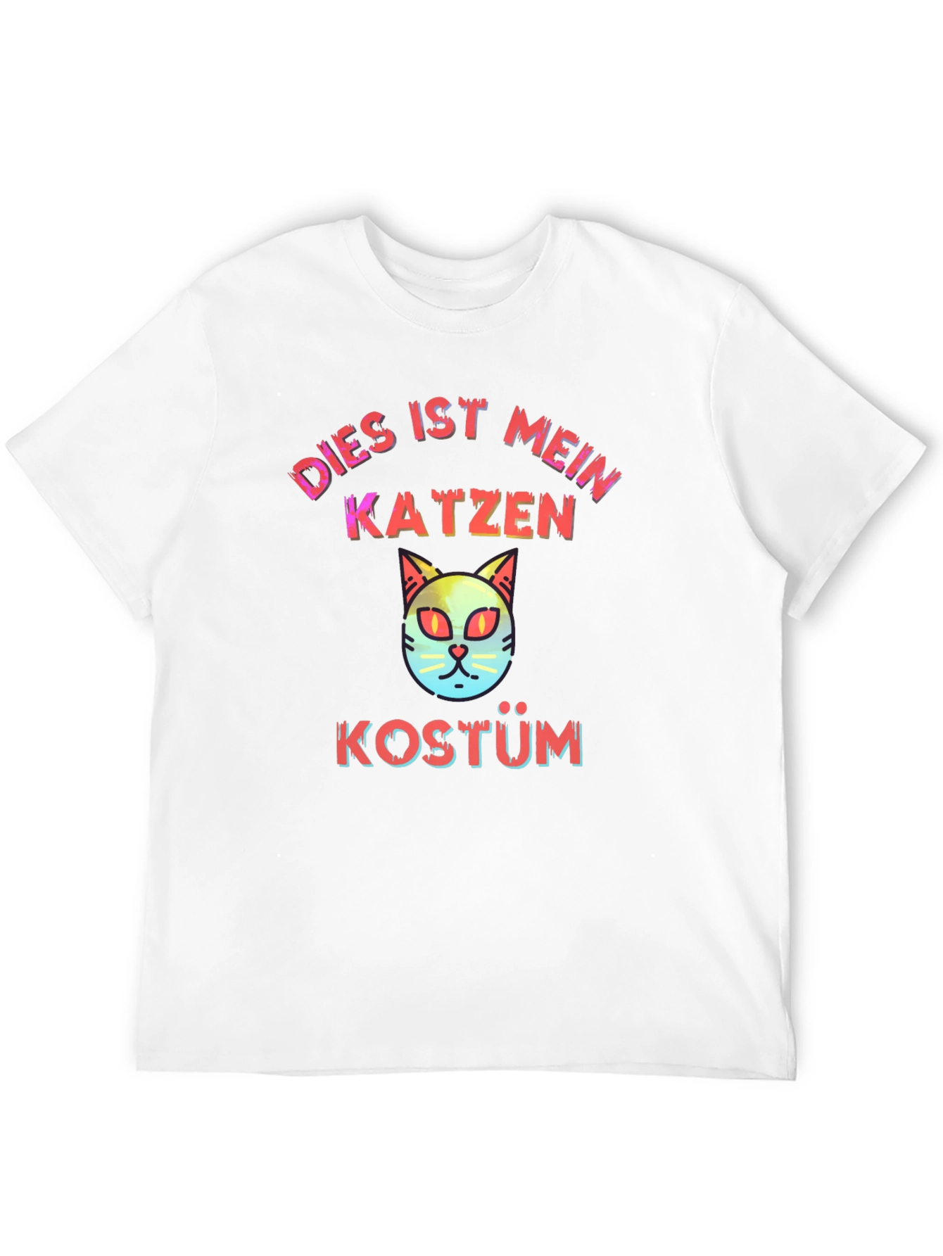 Cat Costume German Text T-Shirt