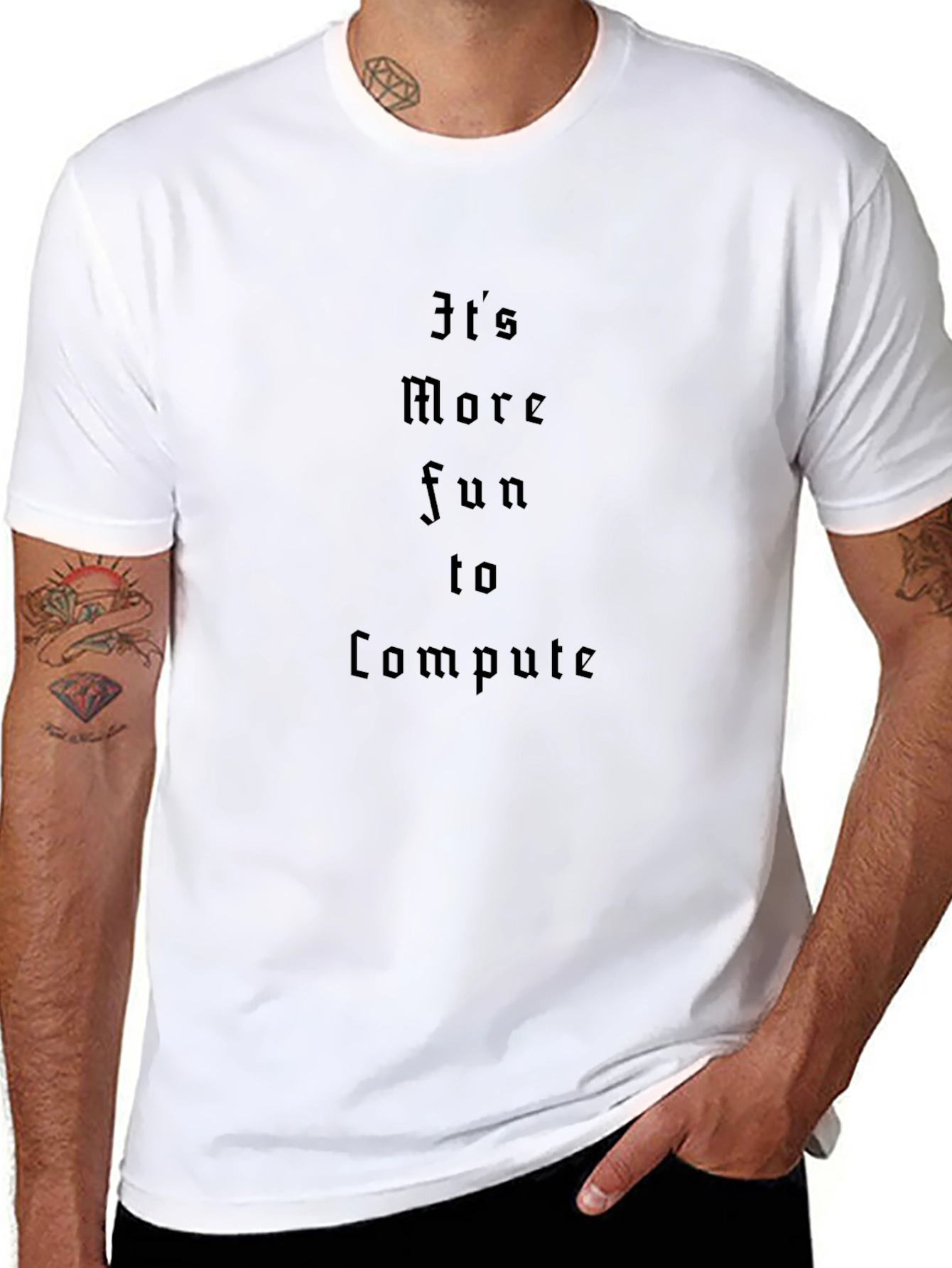 Its More Fun to Compute Black T-Shirt