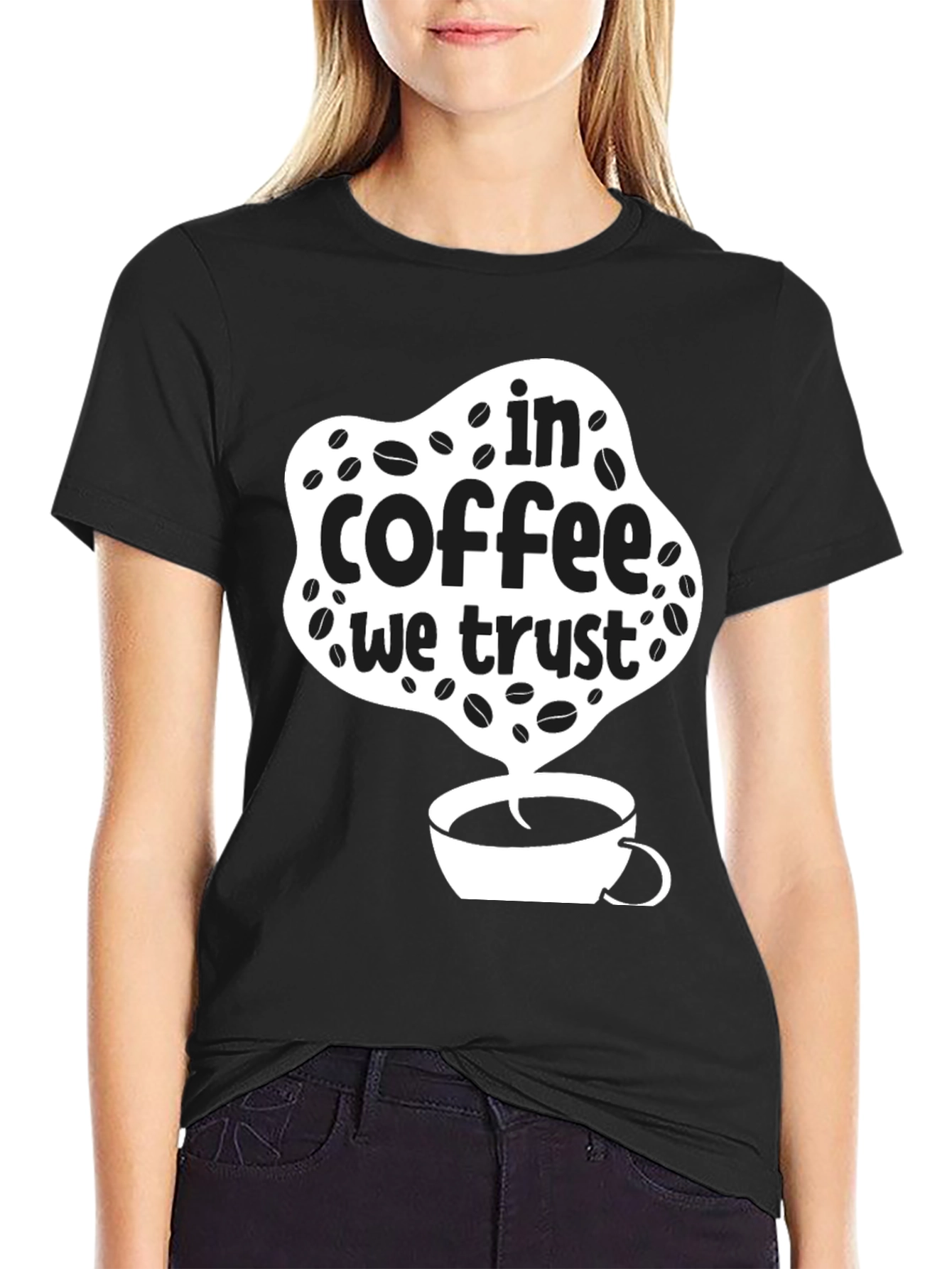 In Coffee We Trust Graphic Tee