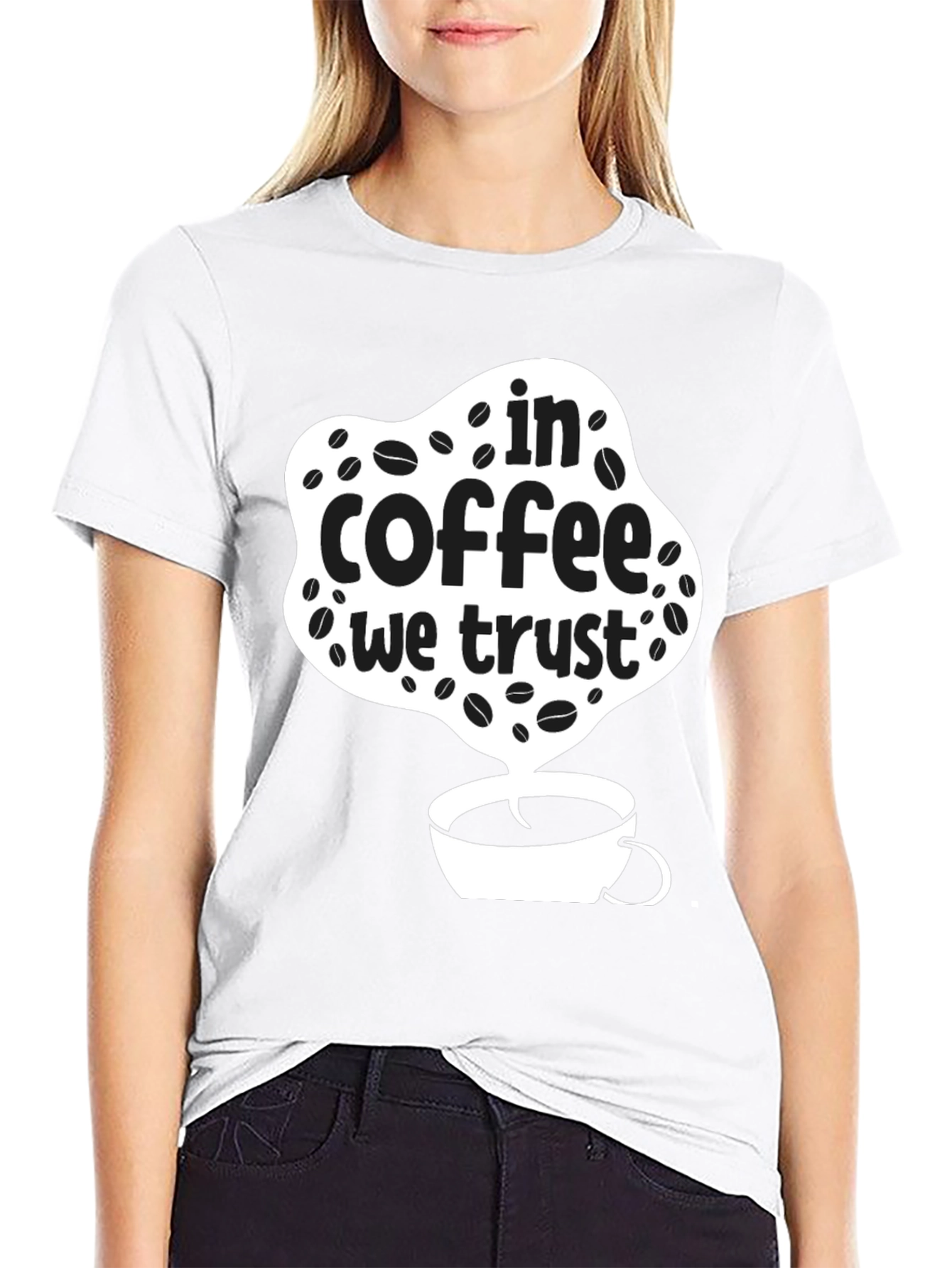 In Coffee We Trust Graphic Tee