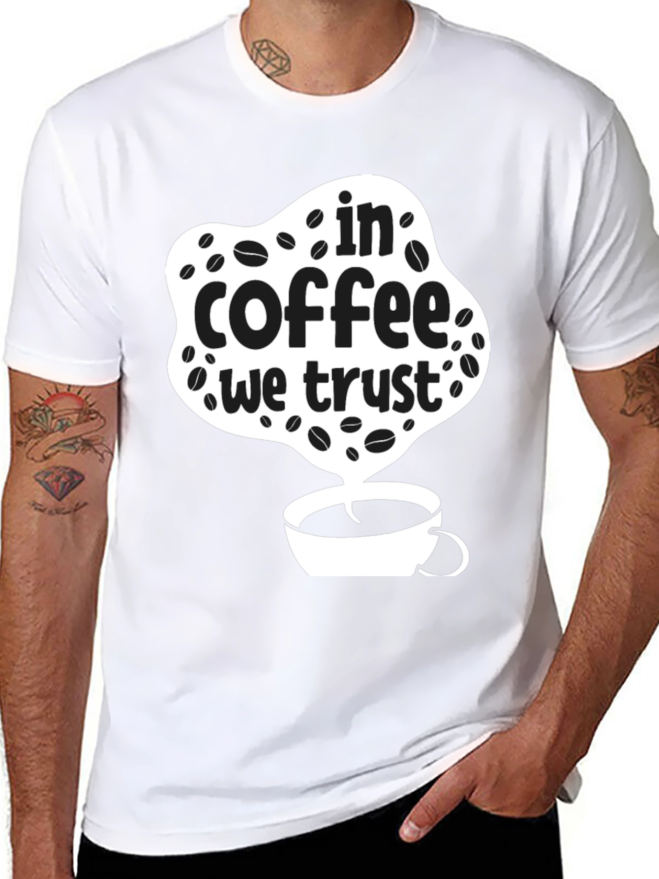 In Coffee We Trust Graphic Tee