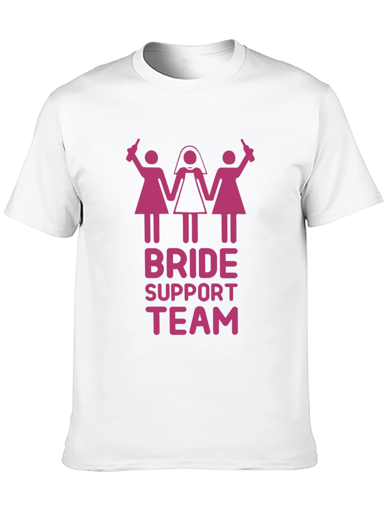 Bride Support Team T-Shirt Bachelorette Party Tee