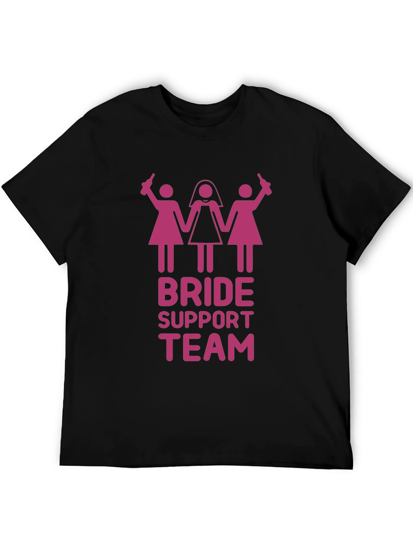Bride Support Team T-Shirt Bachelorette Party Tee