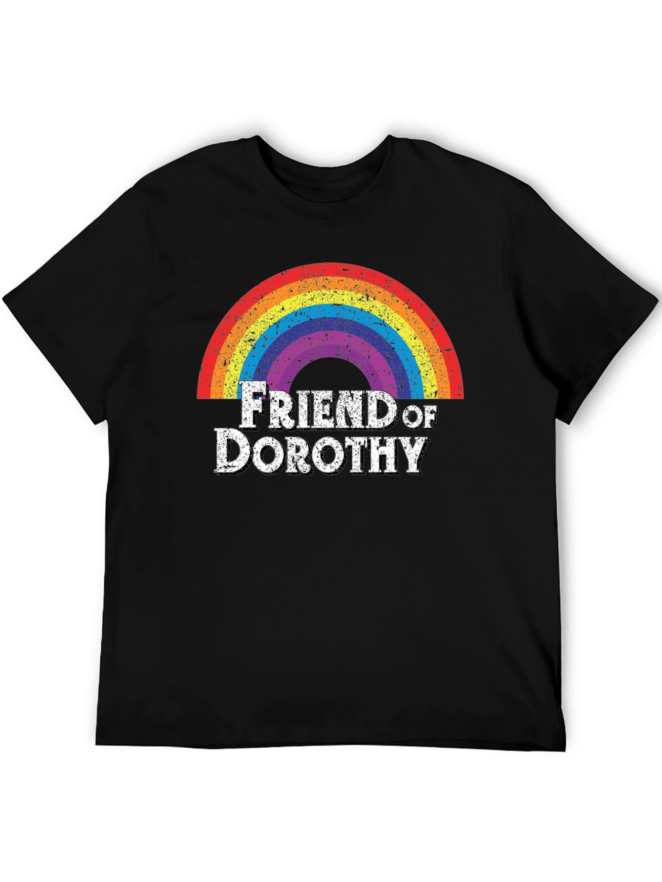 Friend of Dorothy Rainbow Graphic T-Shirt
