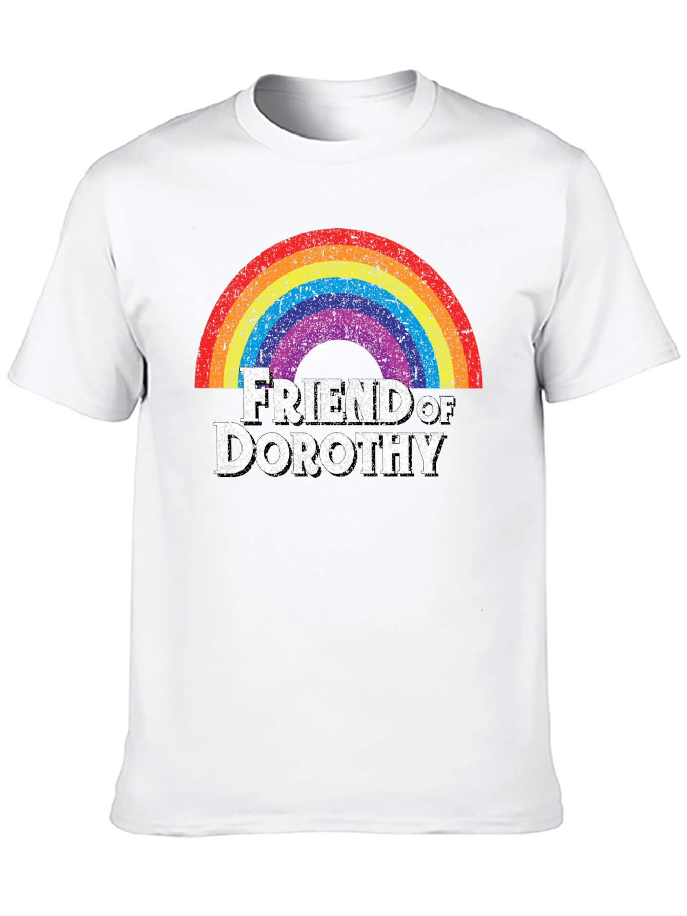 Friend of Dorothy Rainbow Graphic T-Shirt