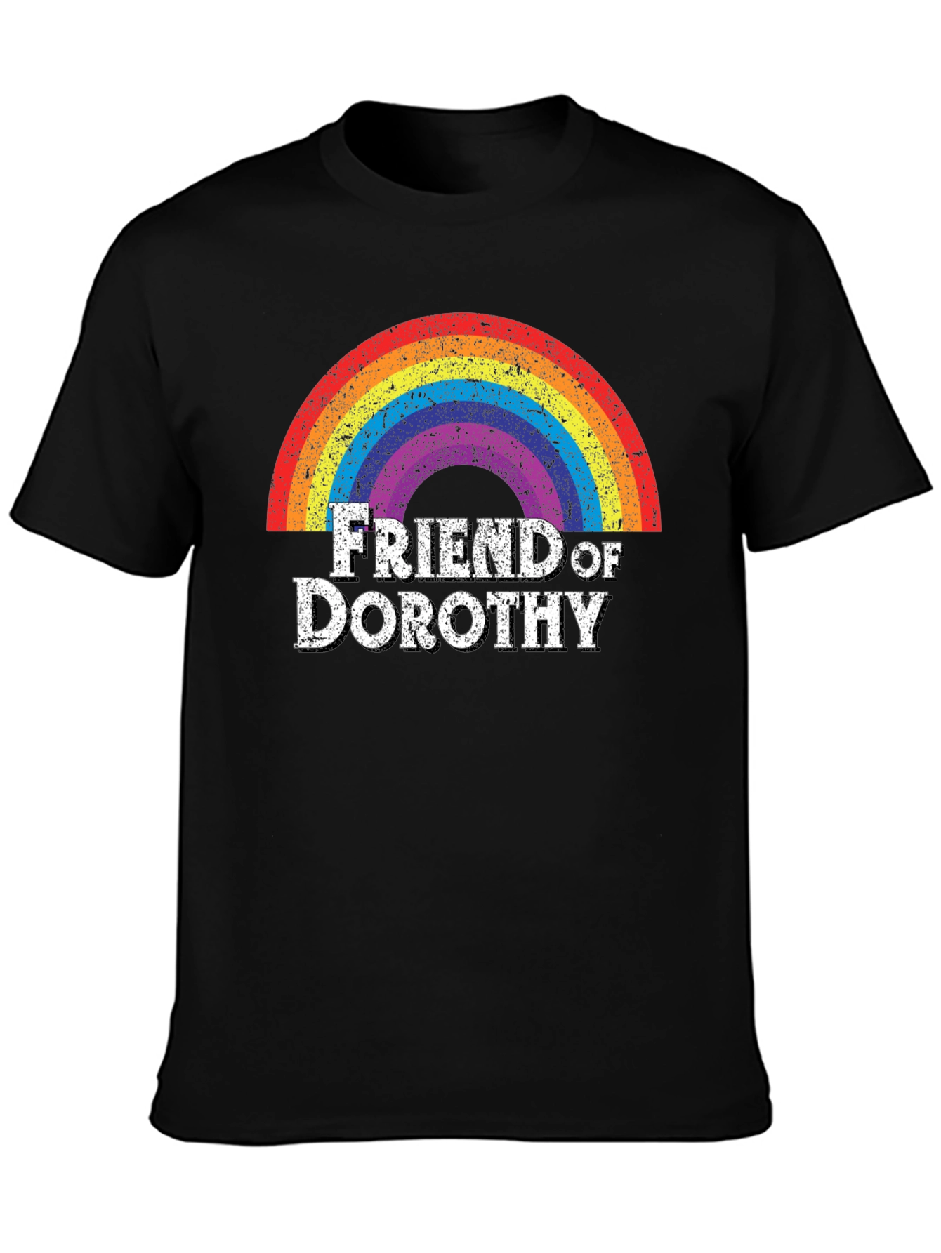 Friend of Dorothy Rainbow Graphic T-Shirt