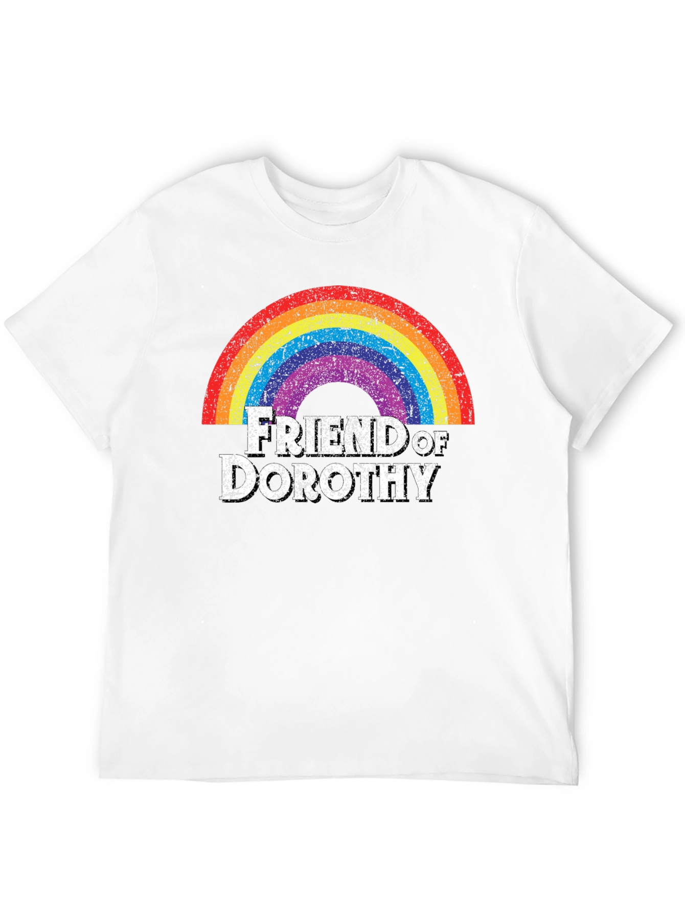 Friend of Dorothy Rainbow Graphic T-Shirt