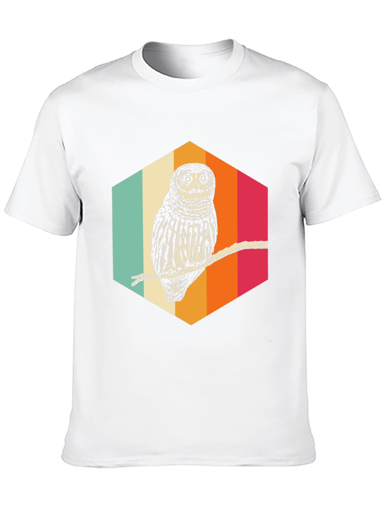 Retro Owl Graphic Tee - Cool Bird Lover Shirt