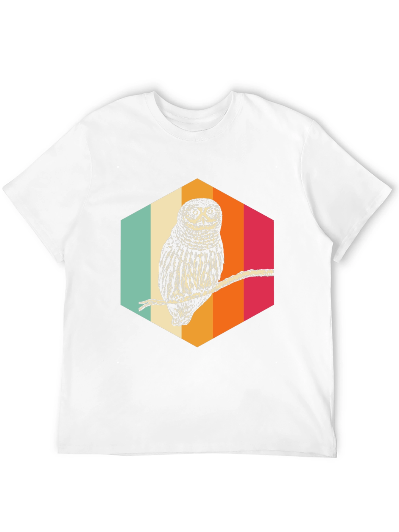 Retro Owl Graphic Tee - Cool Bird Lover Shirt