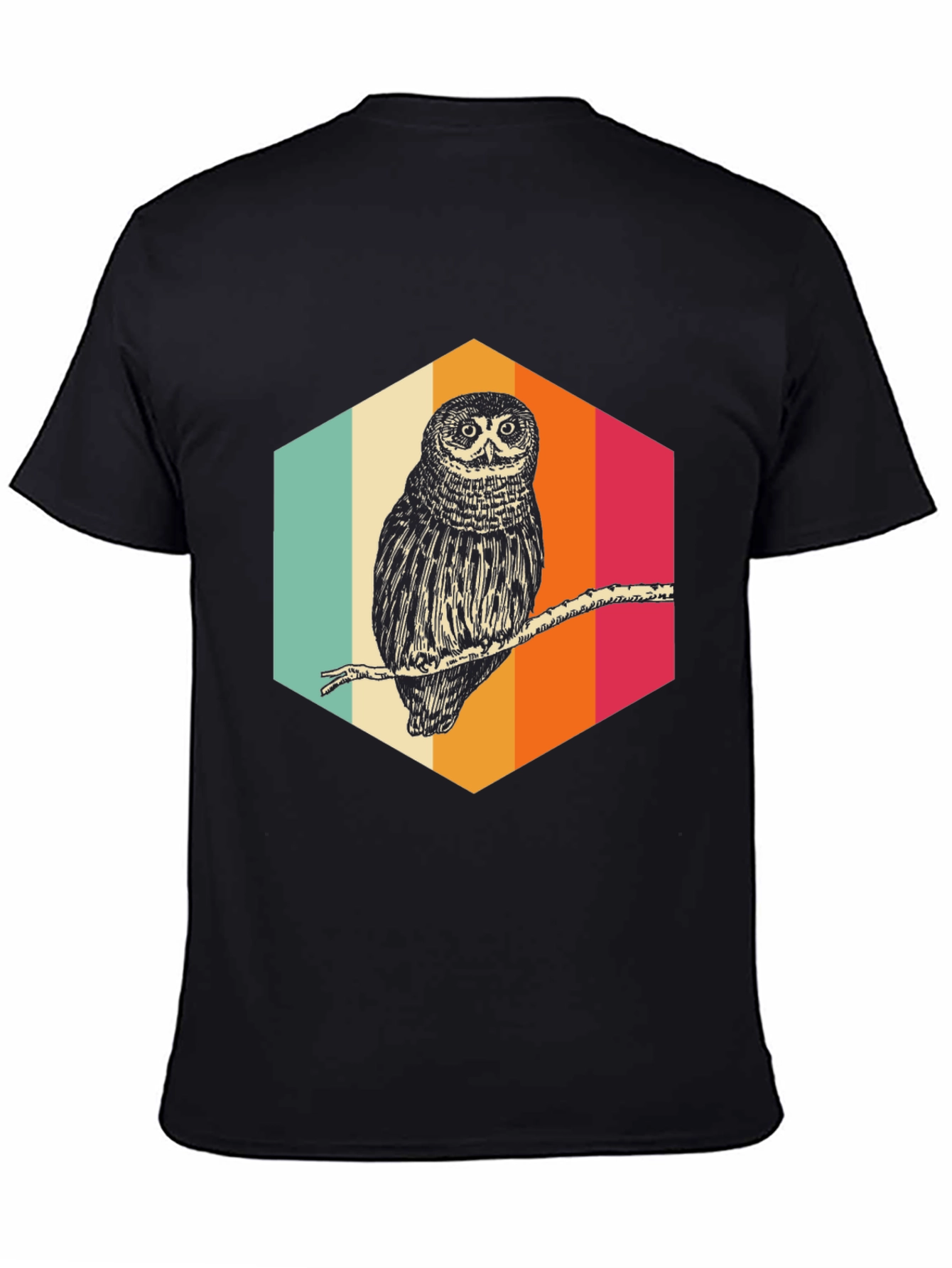 Retro Owl Graphic Tee - Cool Bird Lover Shirt