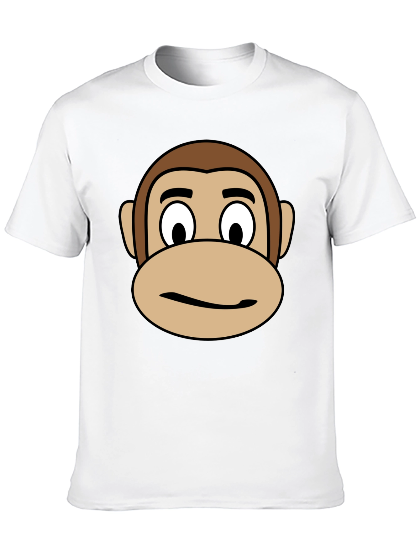 Monkey Face Graphic Tee - Fun Casual Wear
