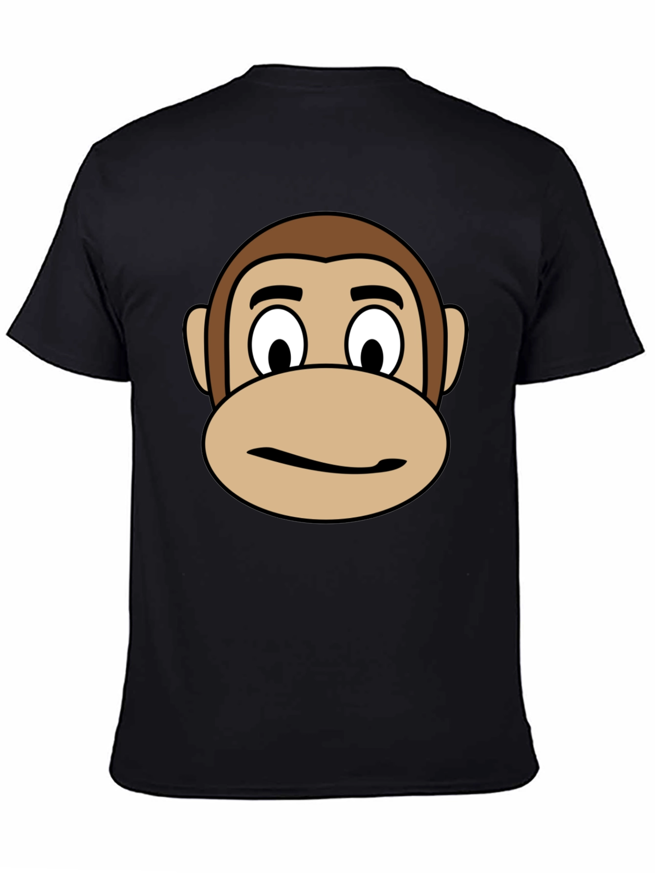 Monkey Face Graphic Tee - Fun Casual Wear