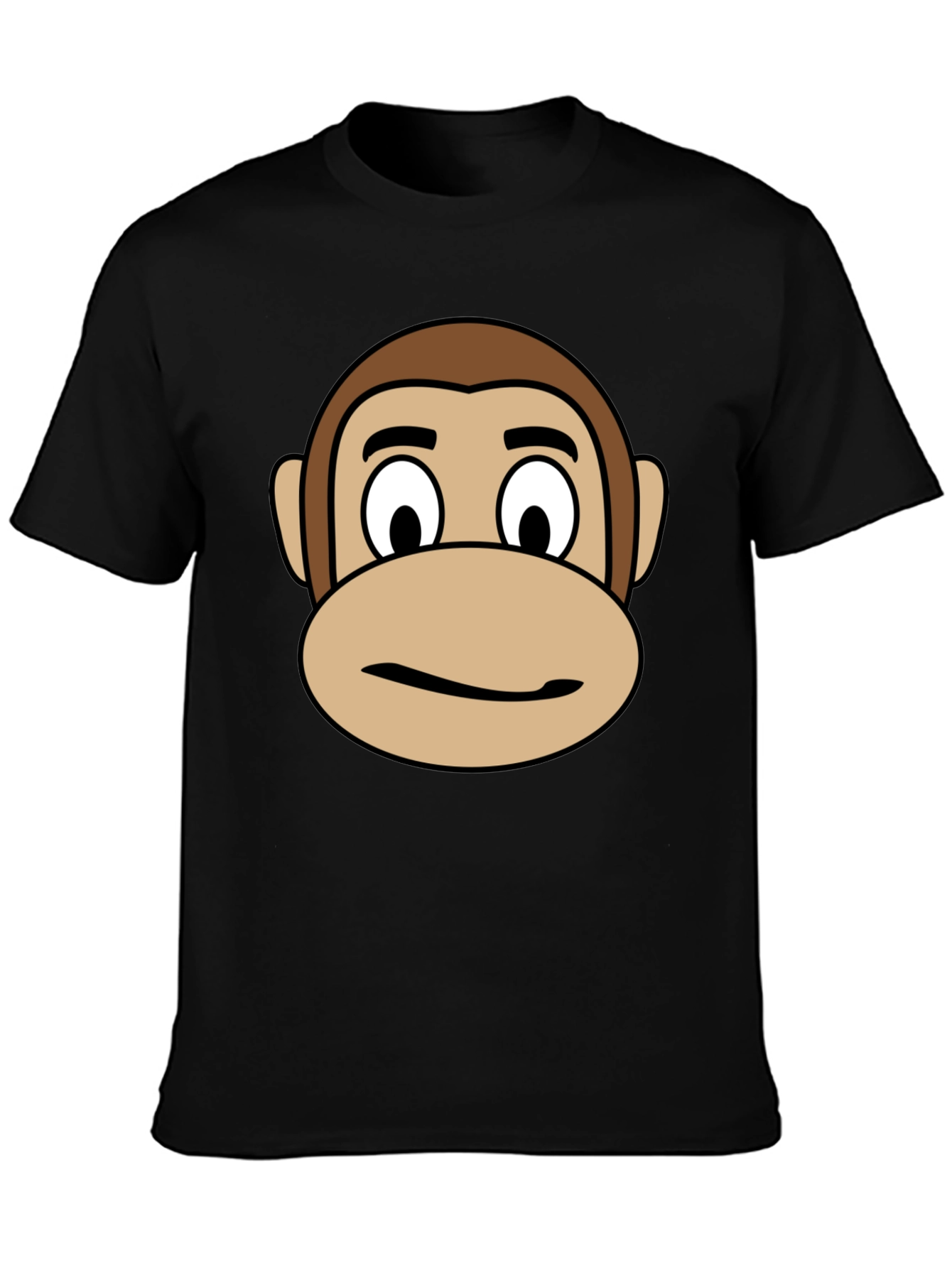 Monkey Face Graphic Tee - Fun Casual Wear