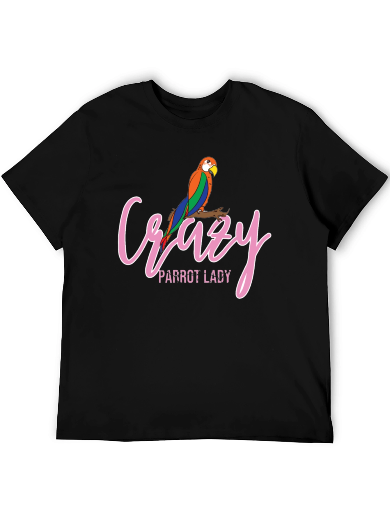 Crazy Parrot Lady T-Shirt - Cute Bird Lover Tee