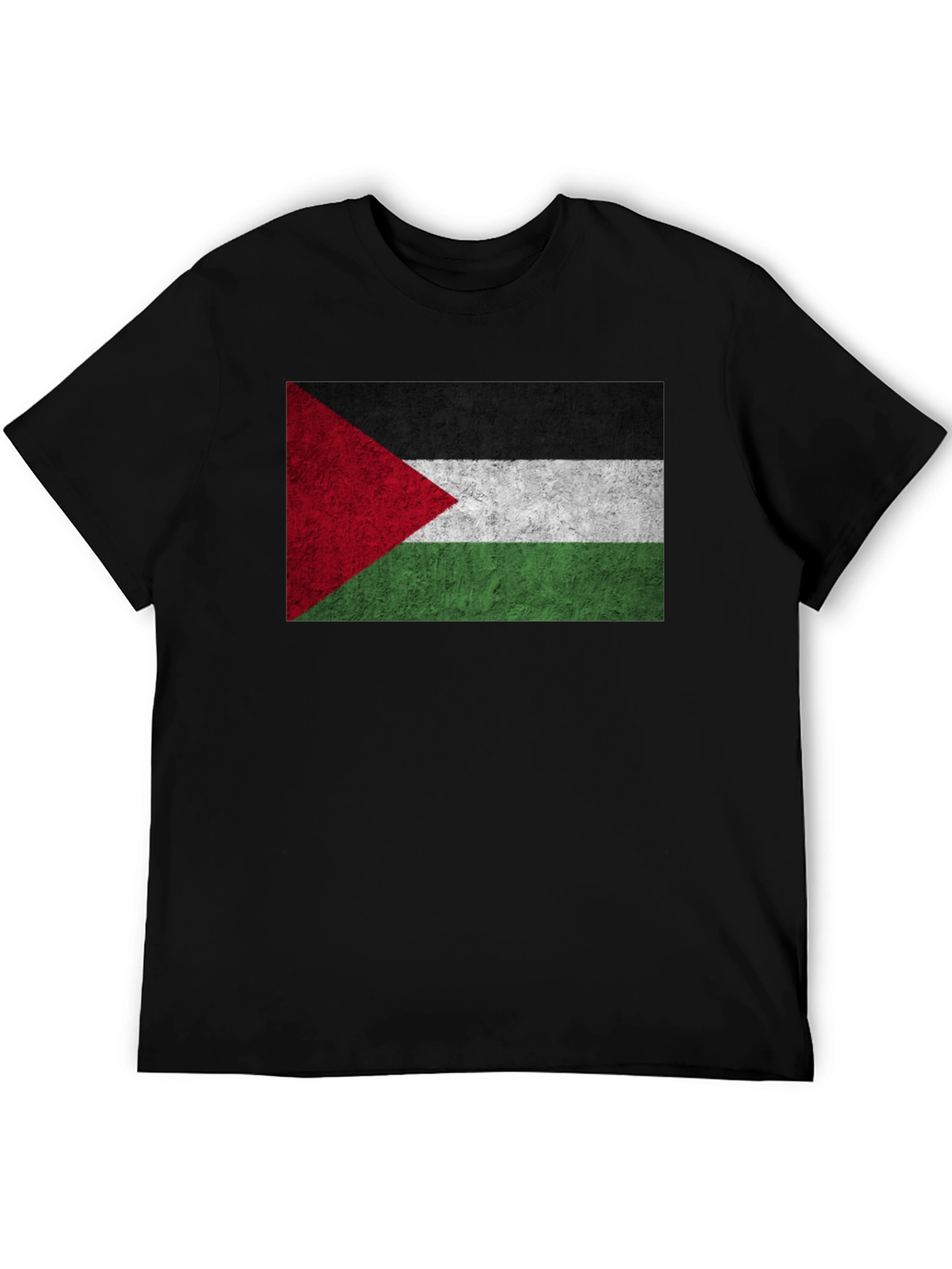 Palestinian Flag Graphic T-Shirt - Black