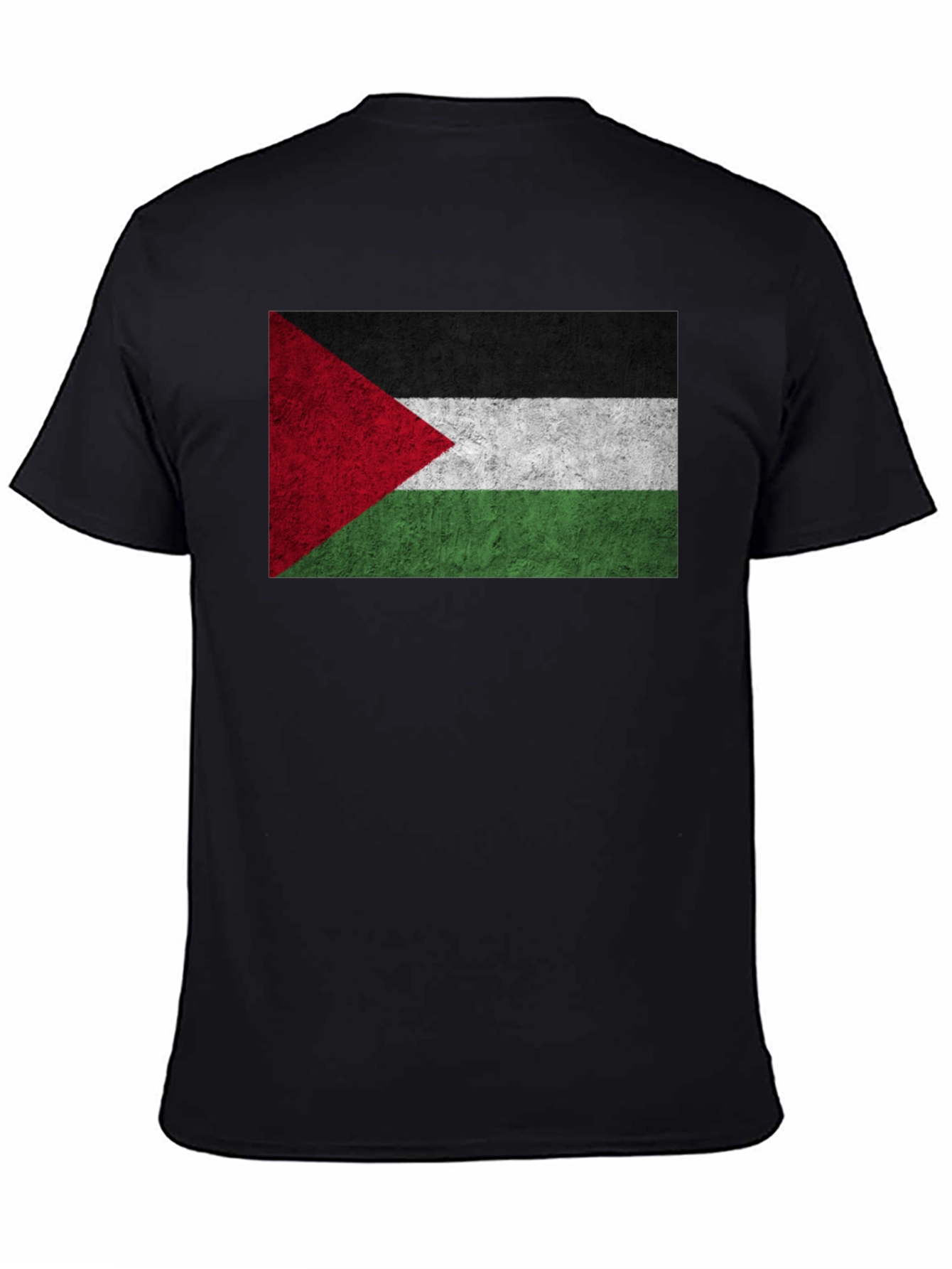 Palestinian Flag Graphic T-Shirt - Black