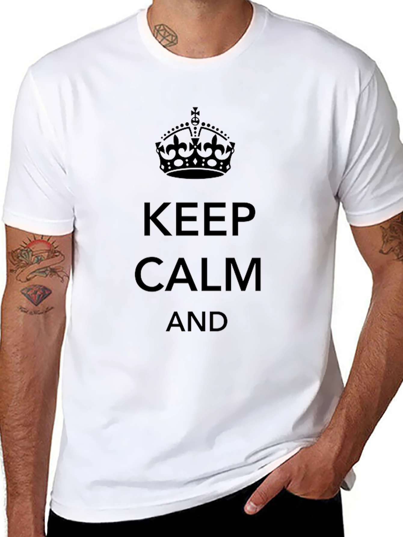 Keep Calm T-Shirt - Classic Design Comfortable Fit