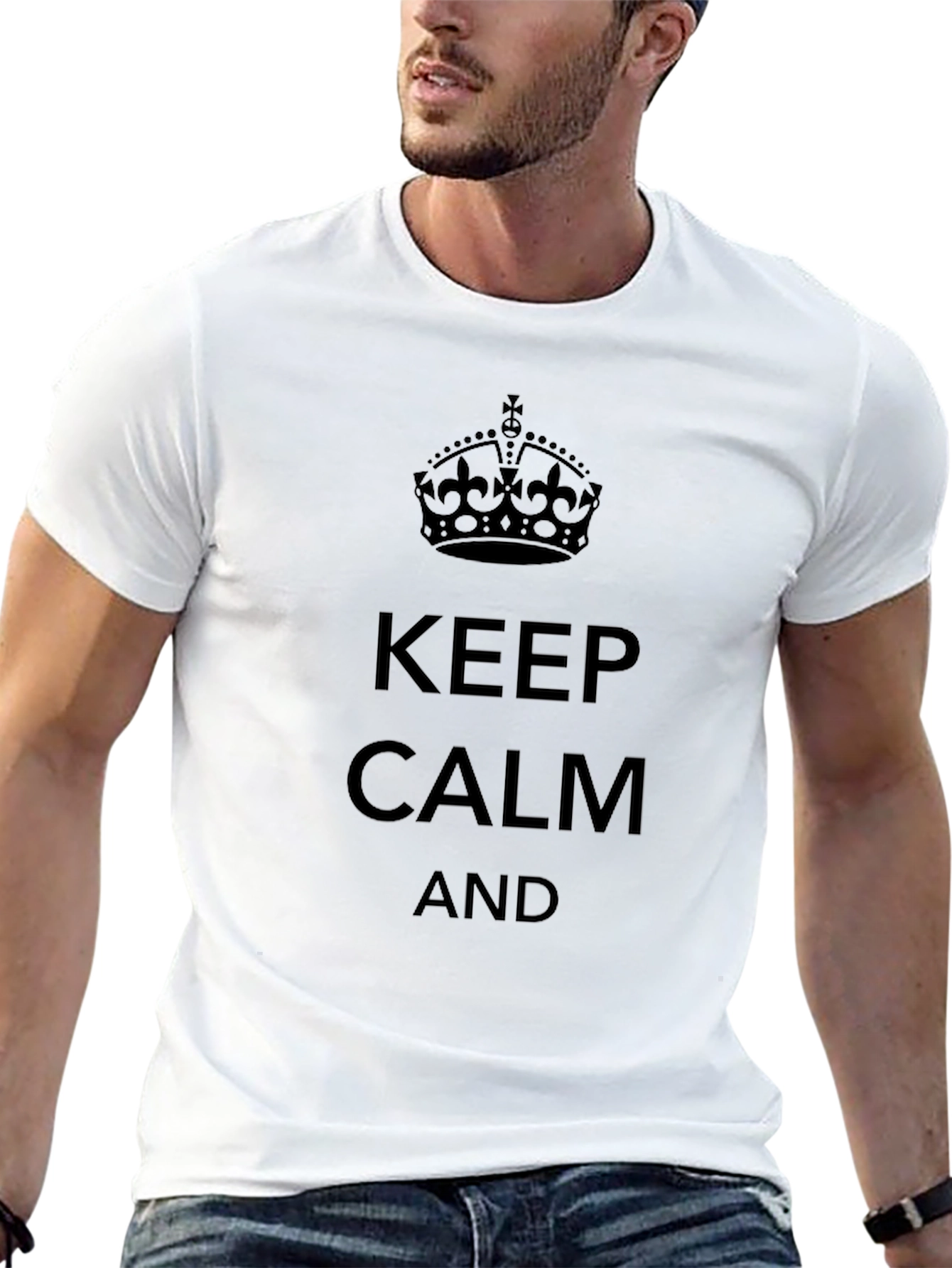 Keep Calm T-Shirt - Classic Design Comfortable Fit