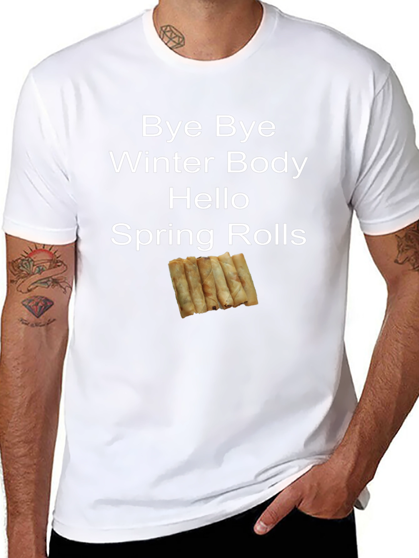 Bye Bye Winter Body Spring Rolls T-Shirt