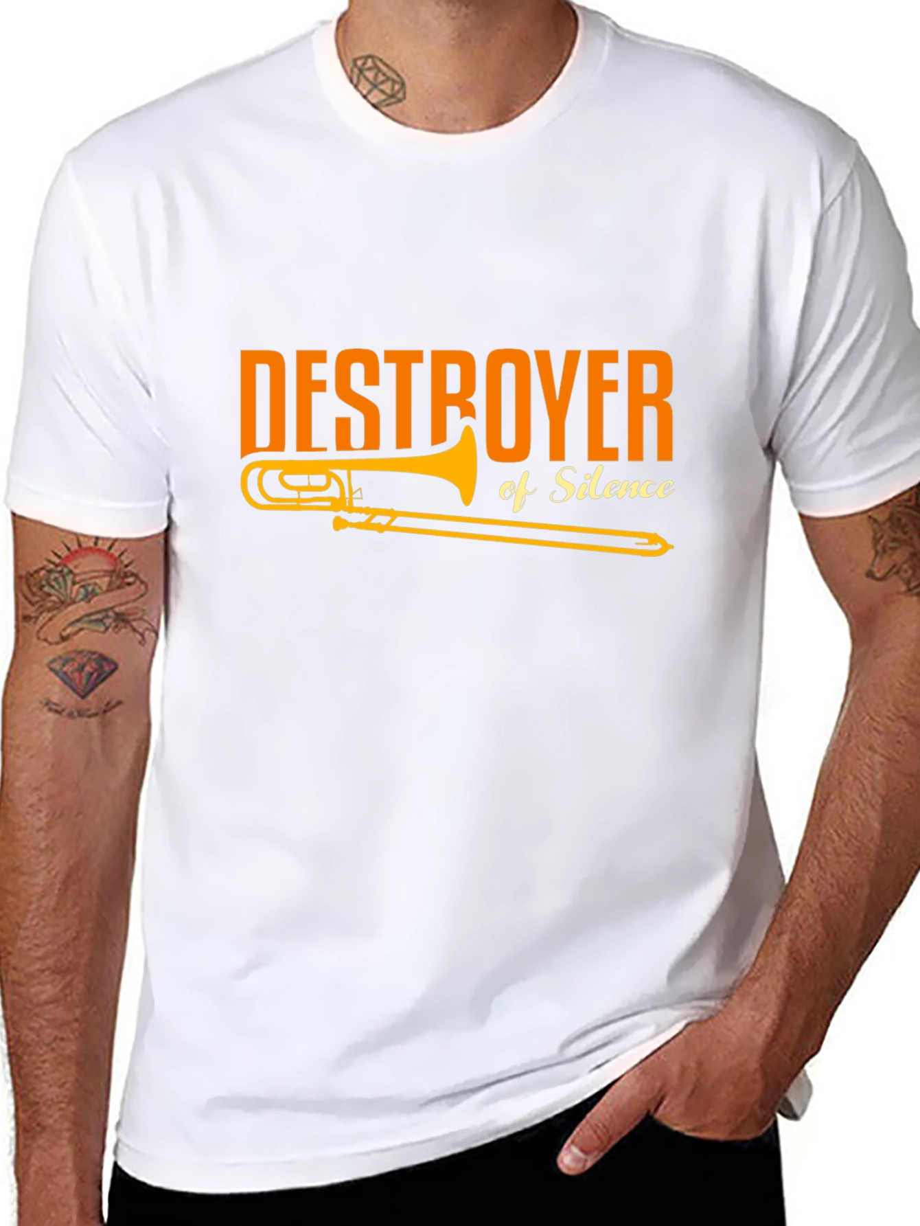 Destroyer of Silence Trombone T-Shirt