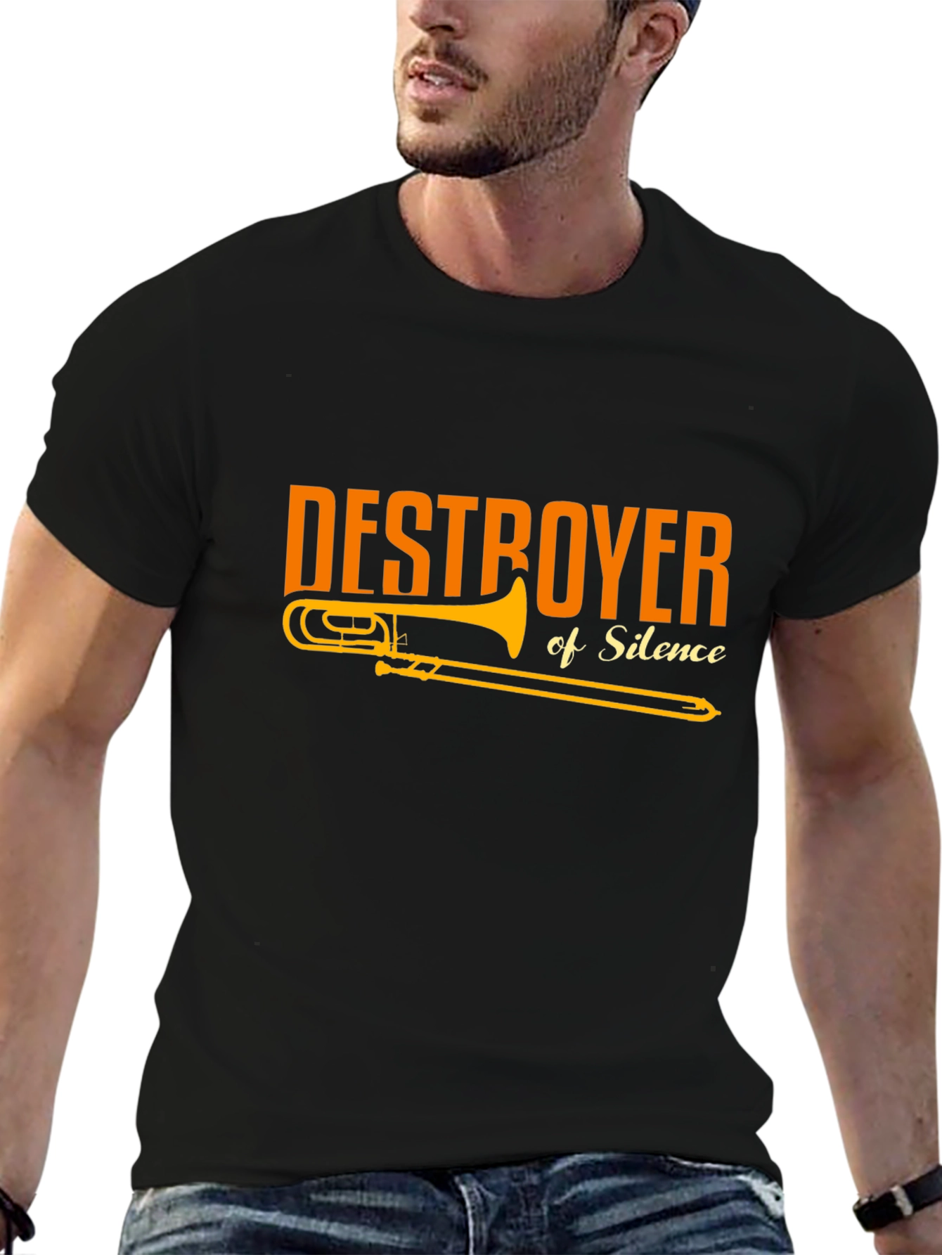 Destroyer of Silence Trombone T-Shirt