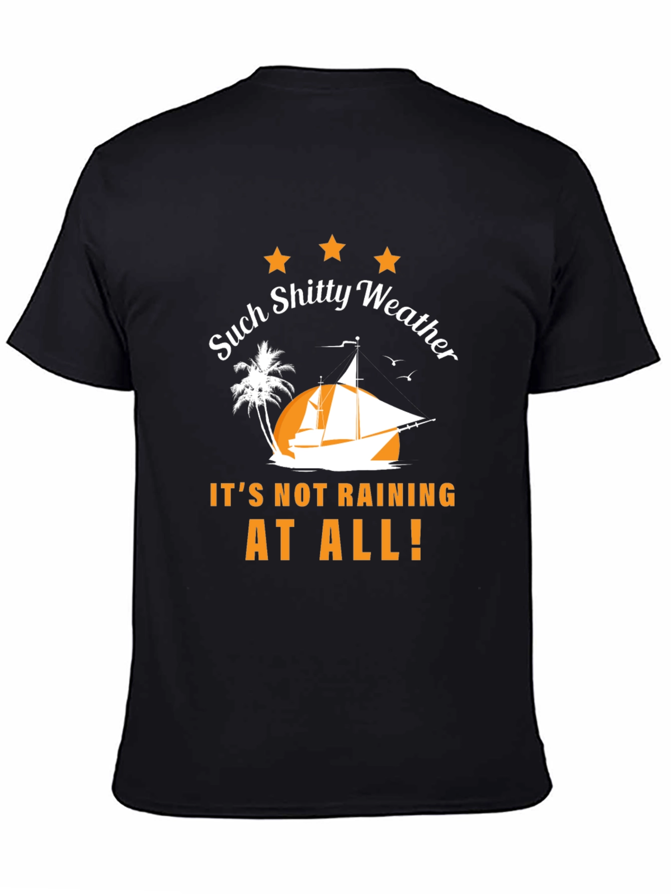 Humorous Such Shitty Weather Graphic Tee