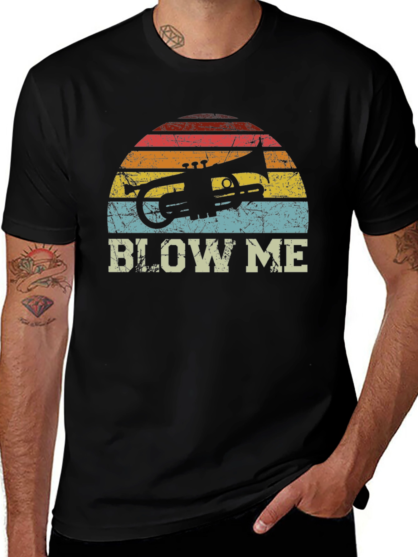Blow Me Trumpet T-Shirt - Music Lover Tee