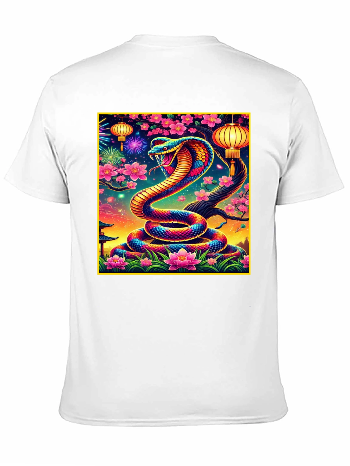 Vibrant Cobra Graphic Tee