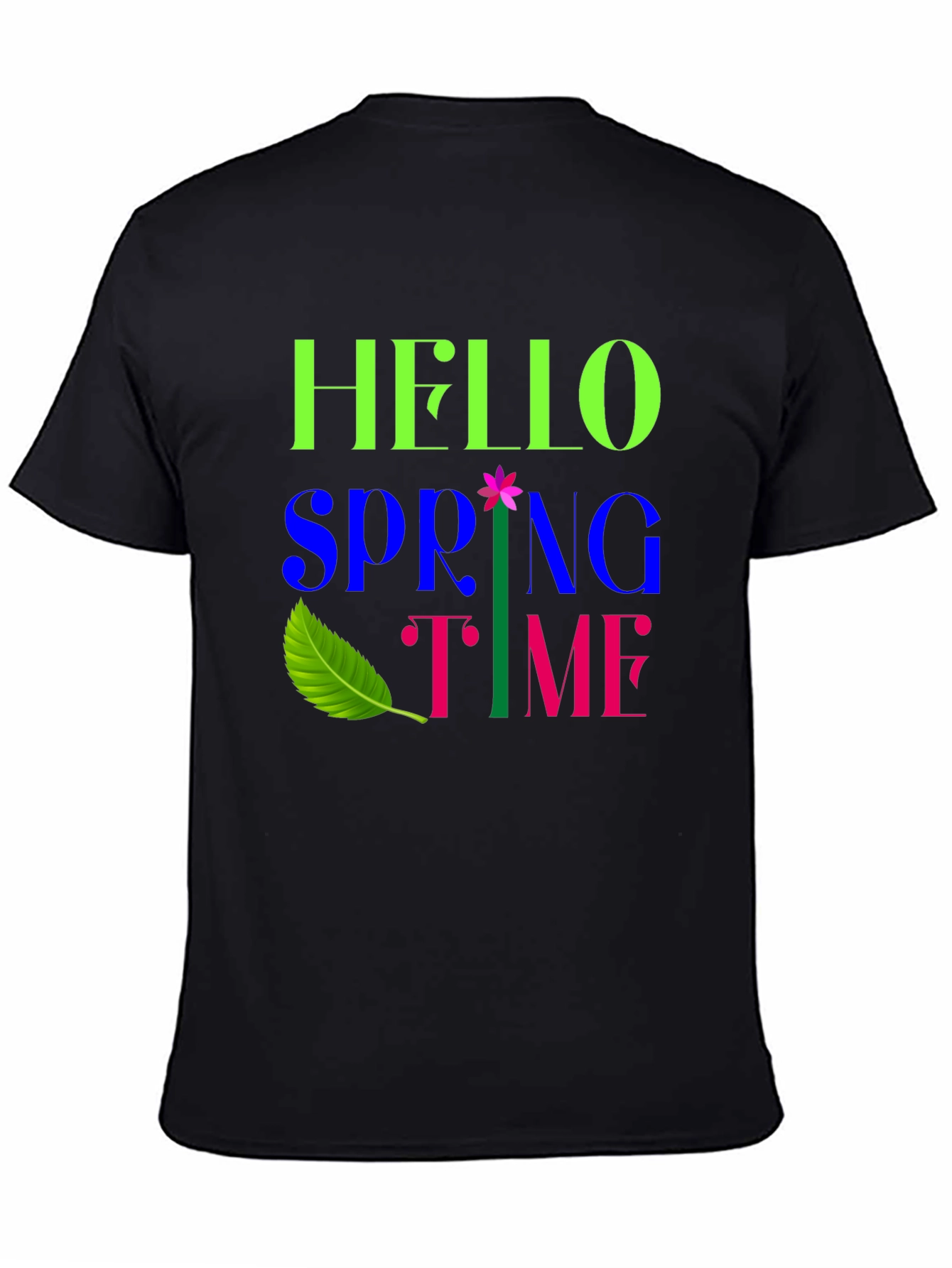 Hello Spring Time Graphic T-Shirt