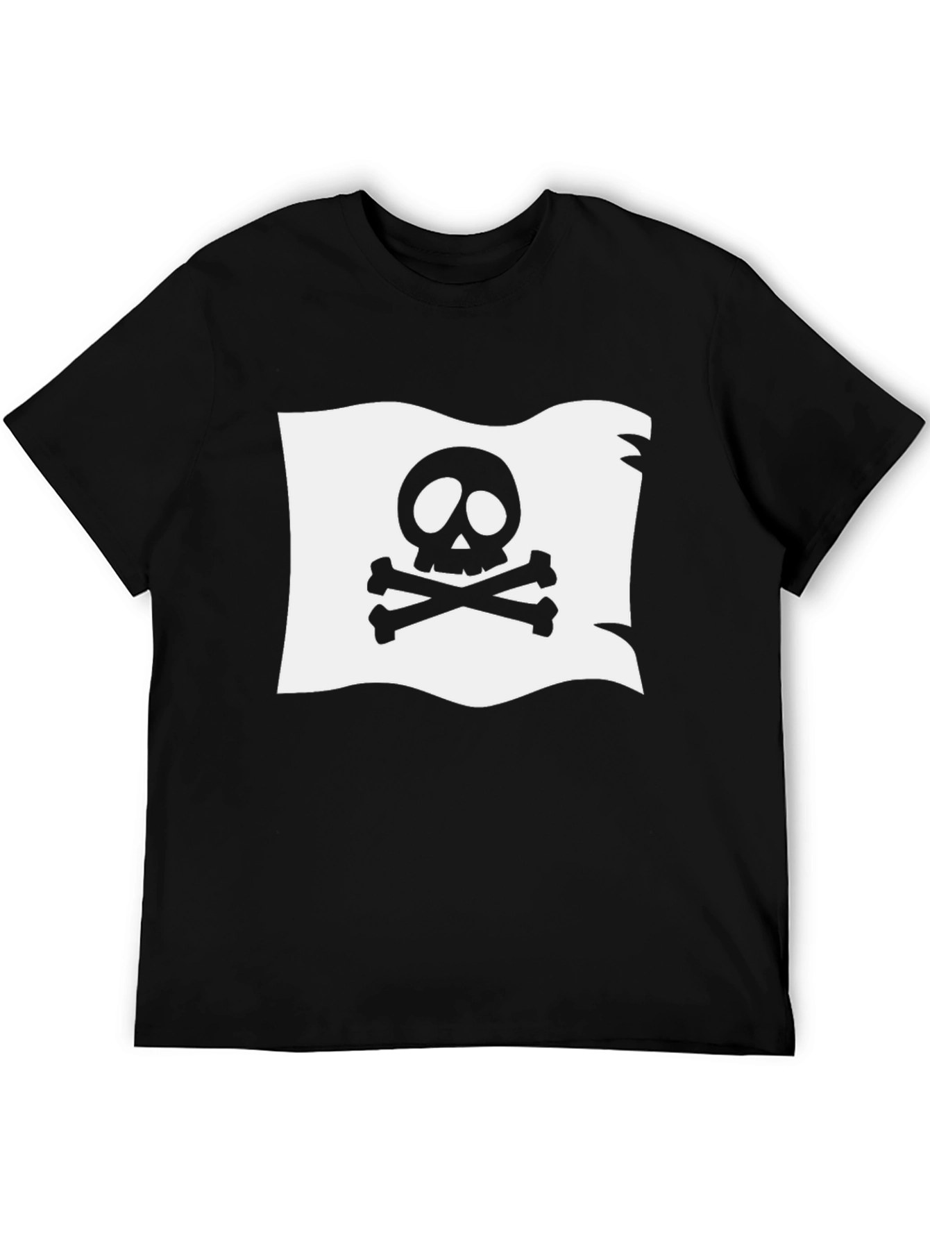 Pirate Flag Graphic T-Shirt - Skull & Crossbones