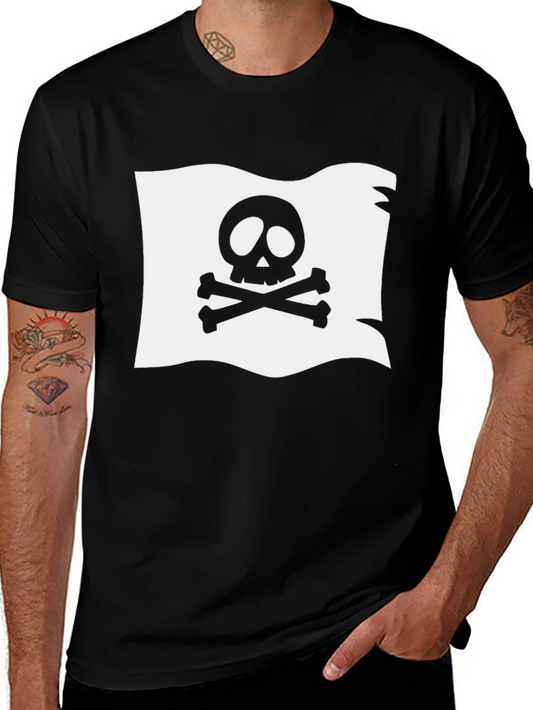 Pirate Flag Graphic T-Shirt - Skull & Crossbones