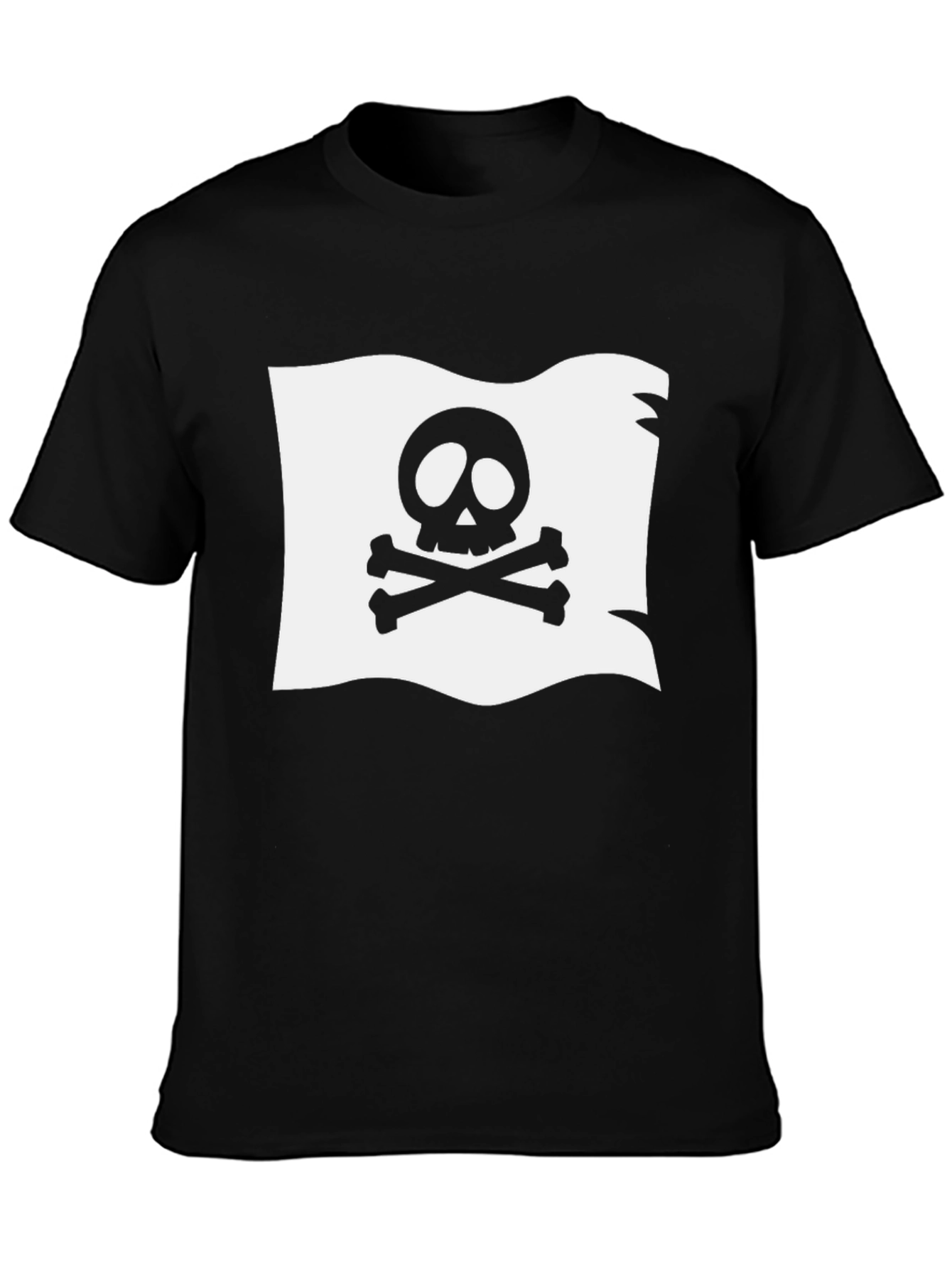 Pirate Flag Graphic T-Shirt - Skull & Crossbones