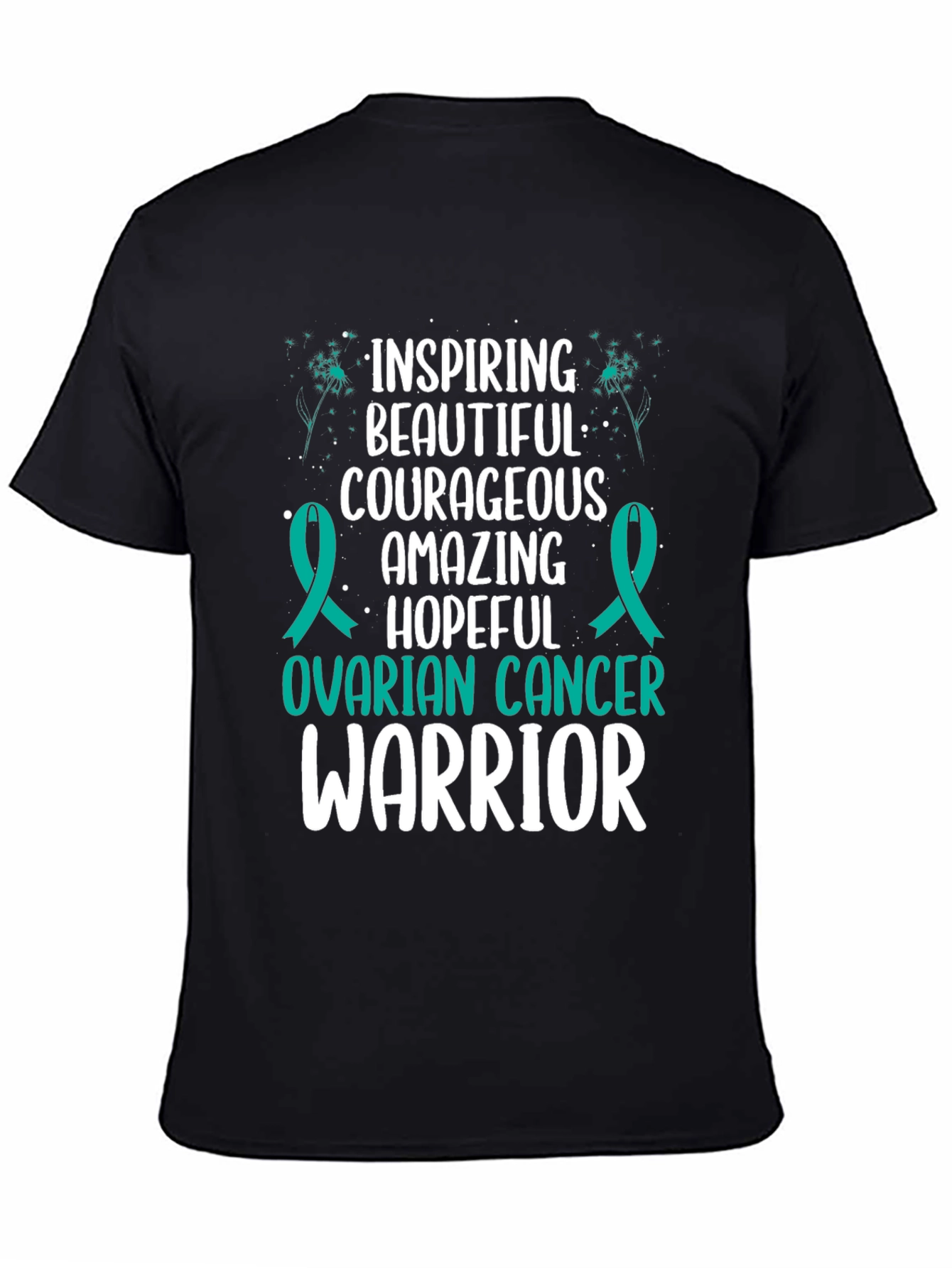 Ovarian Cancer Warrior Tee: Inspiring & Courageous