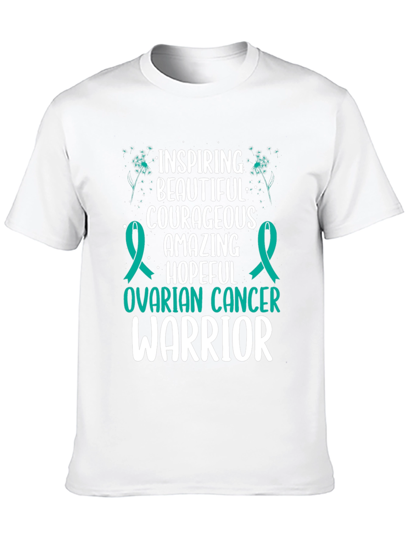 Ovarian Cancer Warrior Tee: Inspiring & Courageous