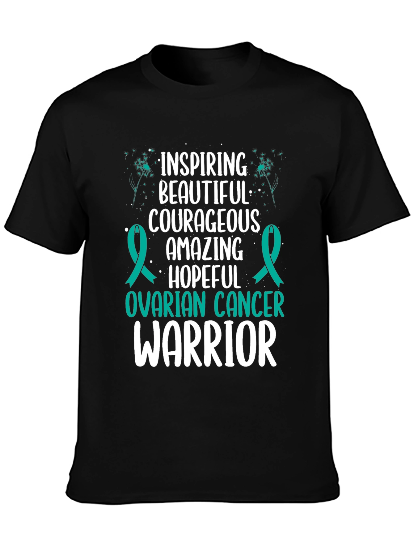 Ovarian Cancer Warrior Tee: Inspiring & Courageous