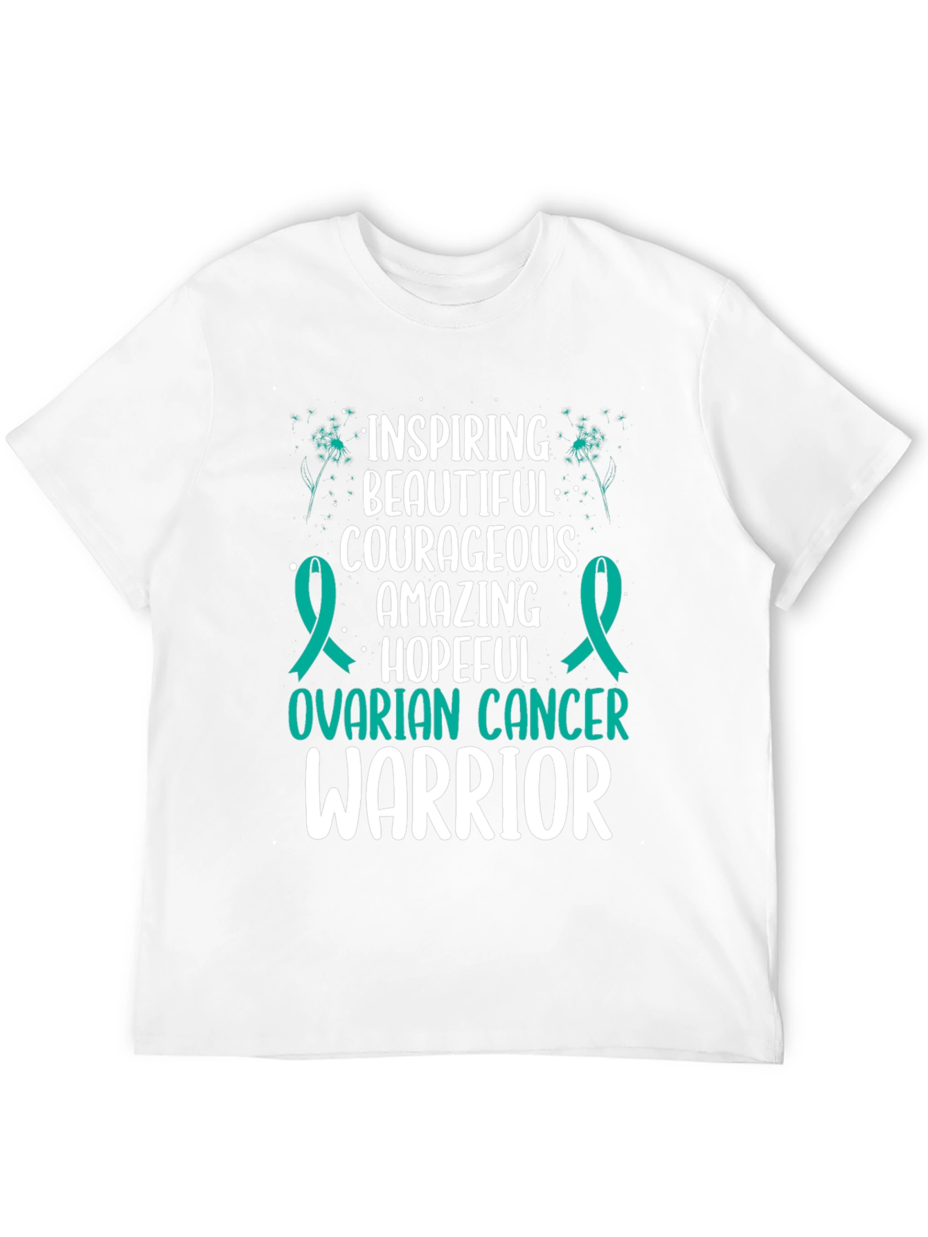 Ovarian Cancer Warrior Tee: Inspiring & Courageous
