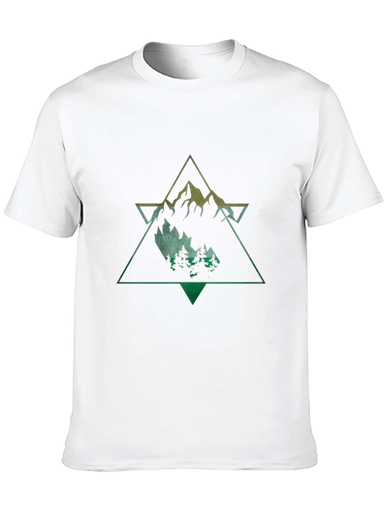 Mountain Graphic Black Tee for Nature Lovers