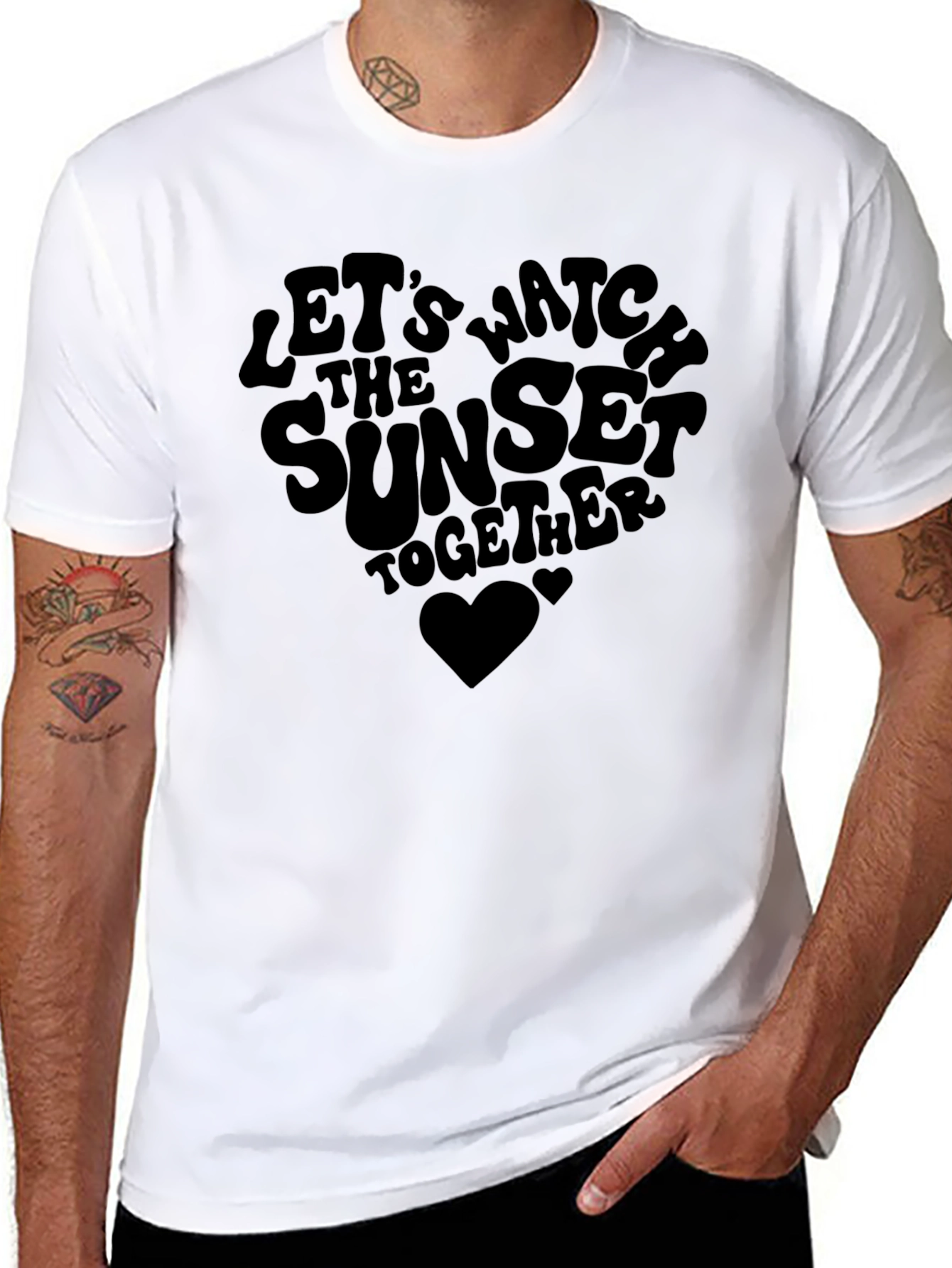 Sunset Together Graphic Tee - Soft Cotton