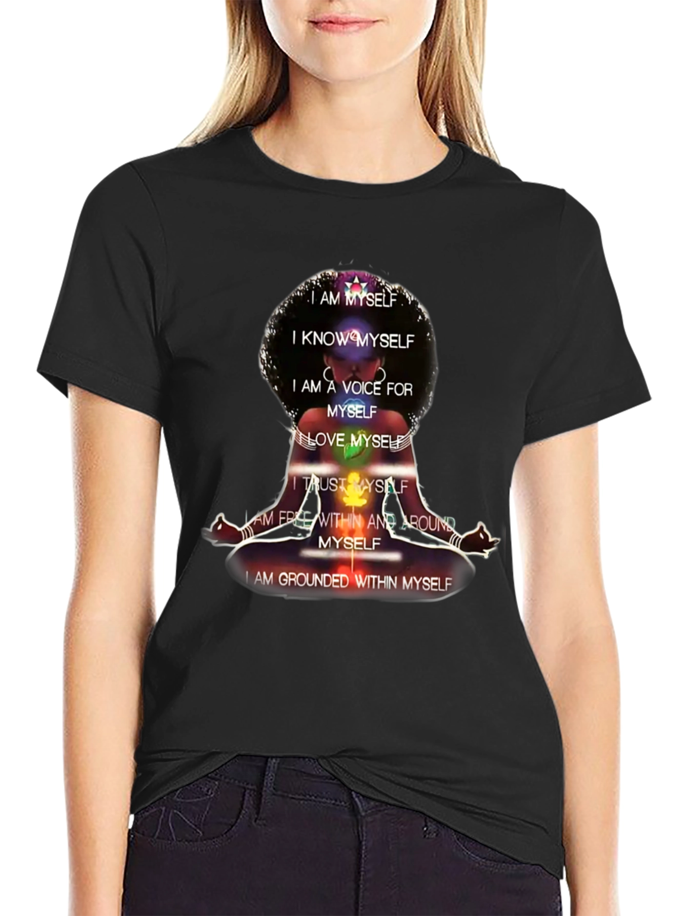 Spiritual Chakra T-Shirt - Self-Love Design