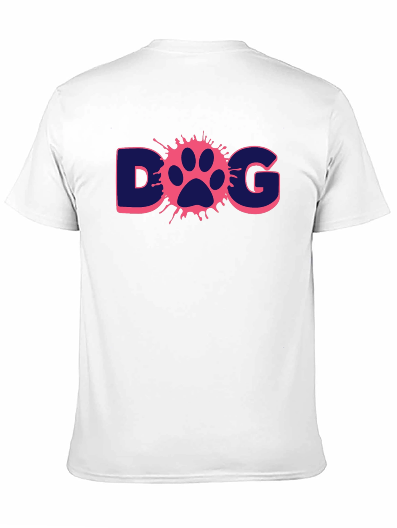 Dog Paw Print T-Shirt - Stylish Casual Wear