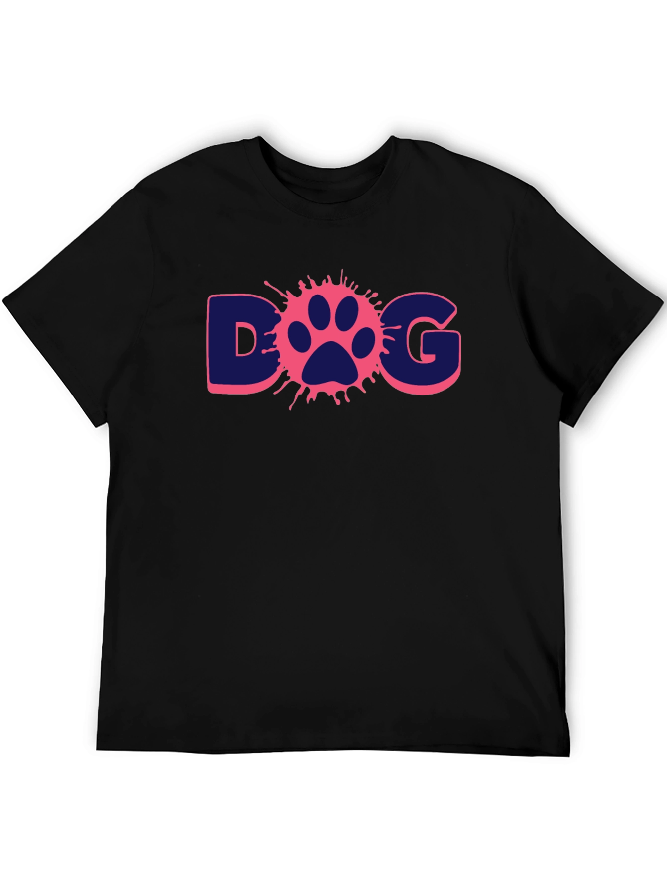 Dog Paw Print T-Shirt - Stylish Casual Wear