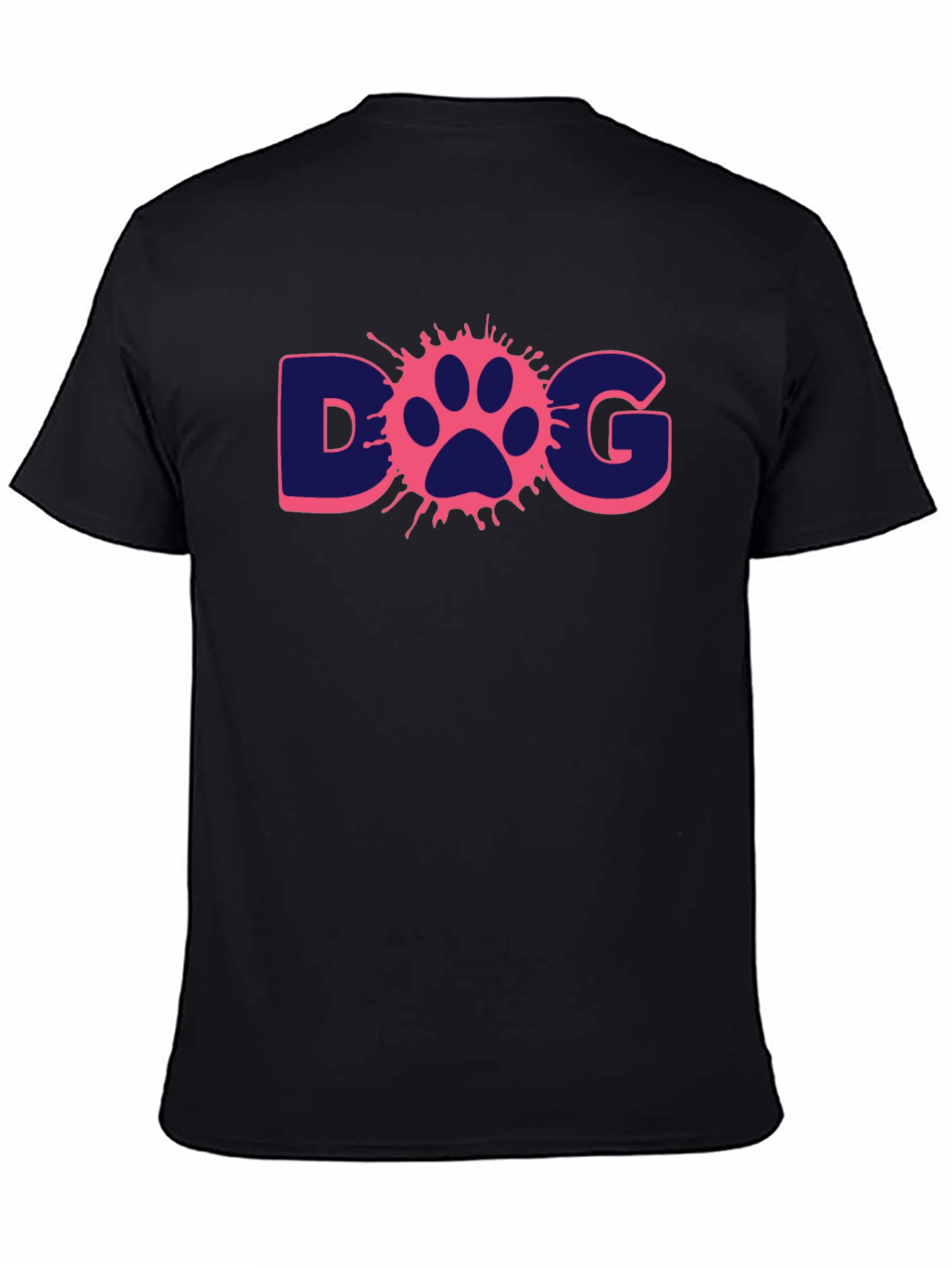 Dog Paw Print T-Shirt - Stylish Casual Wear